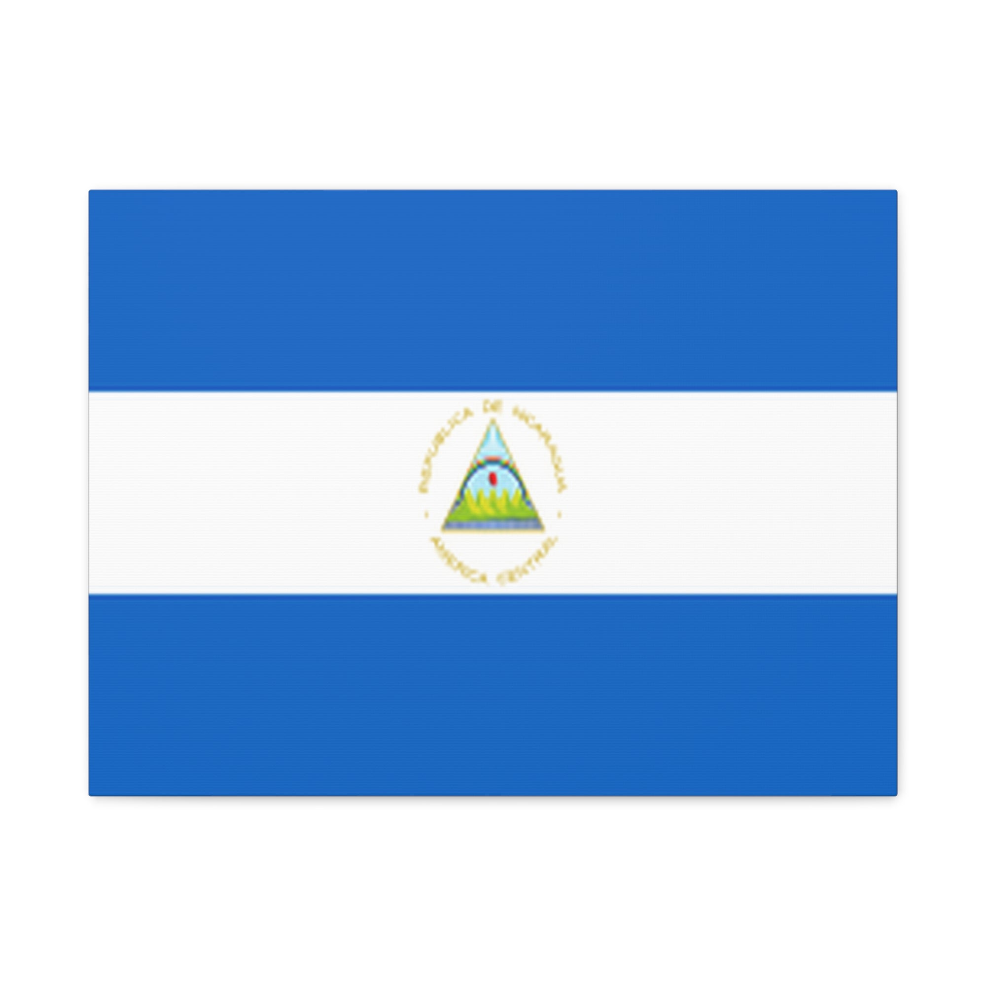 Nicaragua Country Flag Canvas Vibrant Wall Art Unframed Home Decor-Express Your Love Gifts