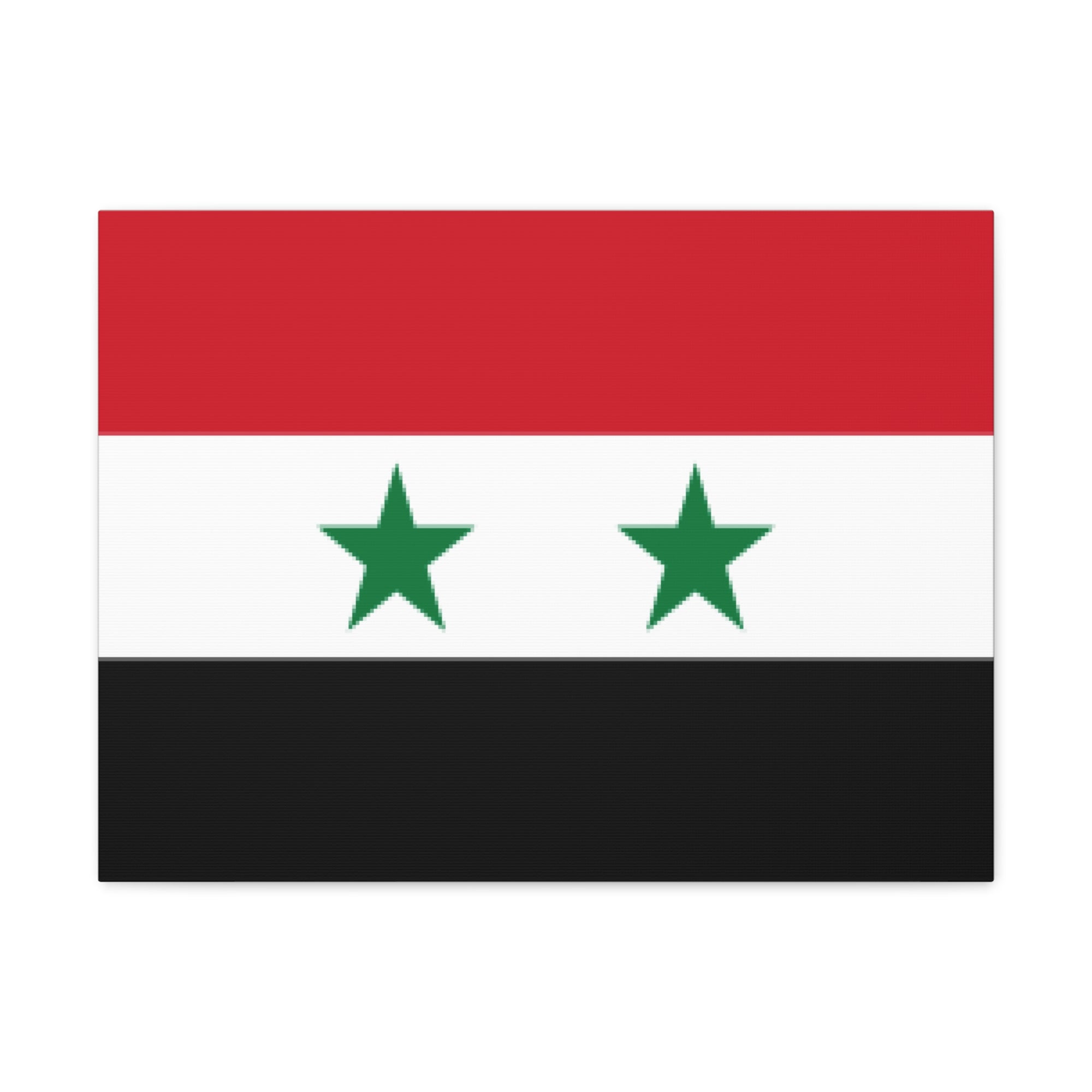 Syria Country Flag Canvas Vibrant Wall Art Unframed Home Decor-Express Your Love Gifts