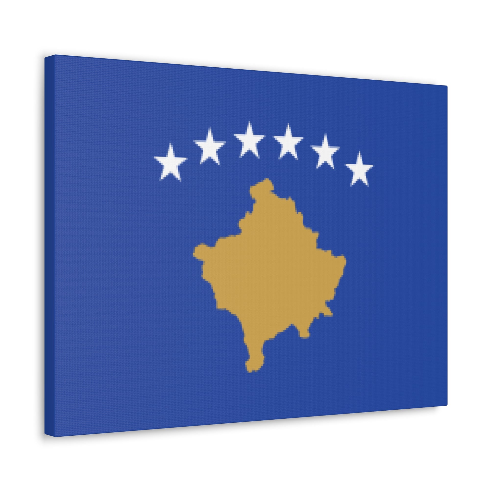 Kosovo Country Flag Canvas Vibrant Wall Art Unframed Home Decor-Express Your Love Gifts