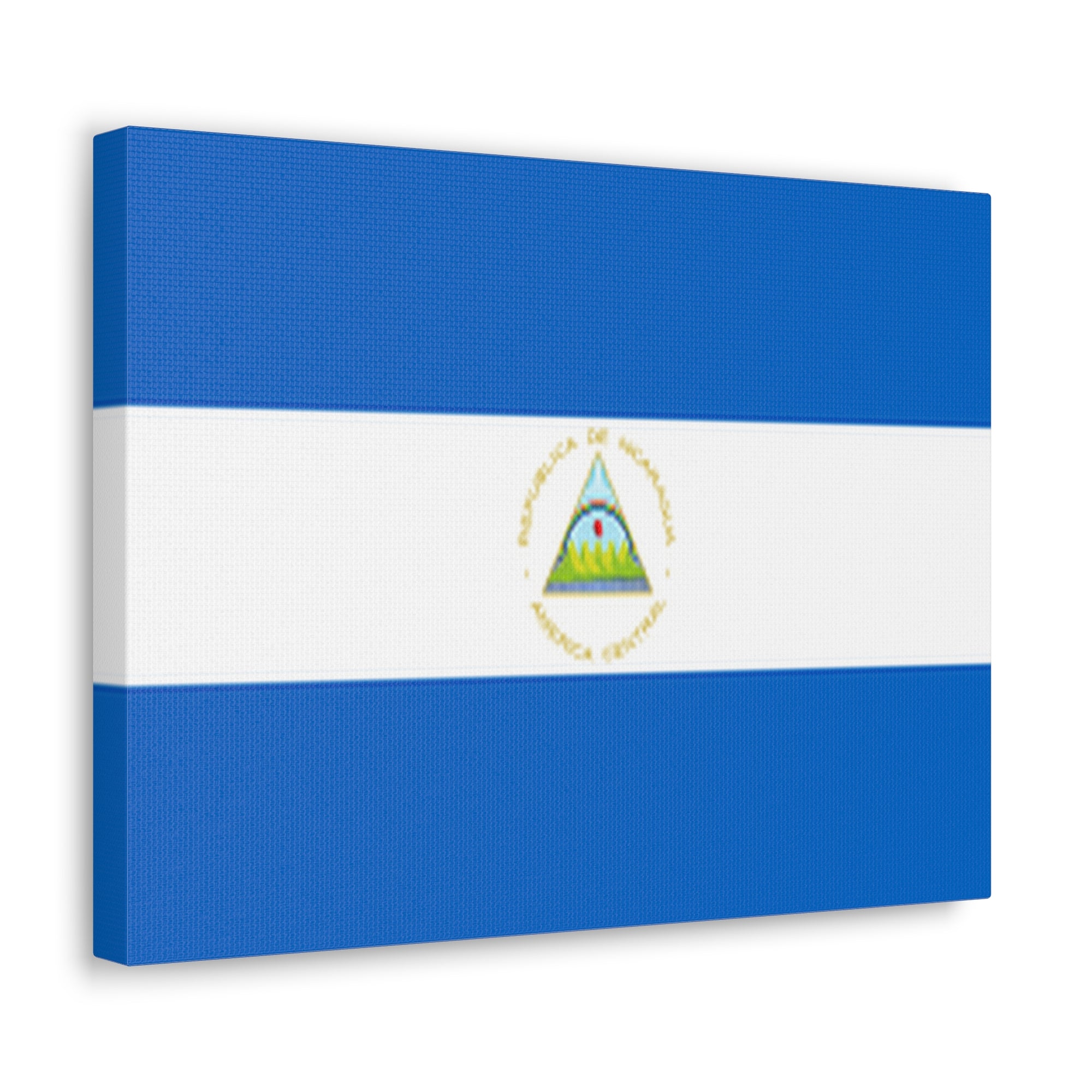 Nicaragua Country Flag Canvas Vibrant Wall Art Unframed Home Decor-Express Your Love Gifts