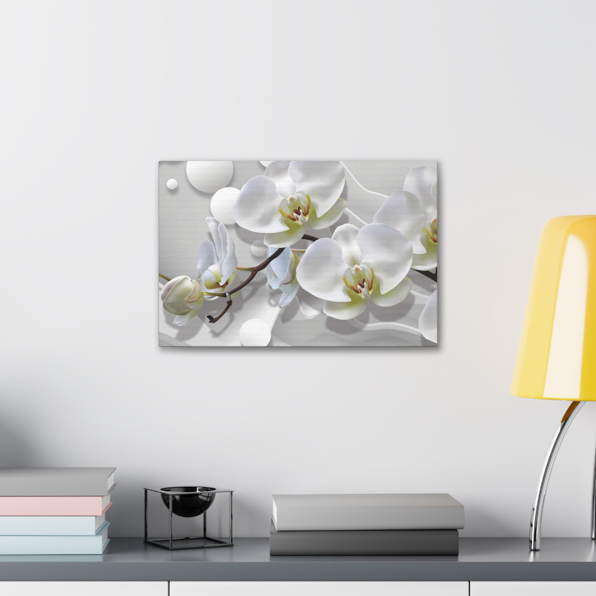 Bouquet of Orchids Flower Canvas Wall Art for Home Decor Ready-to-Hang-Express Your Love Gifts