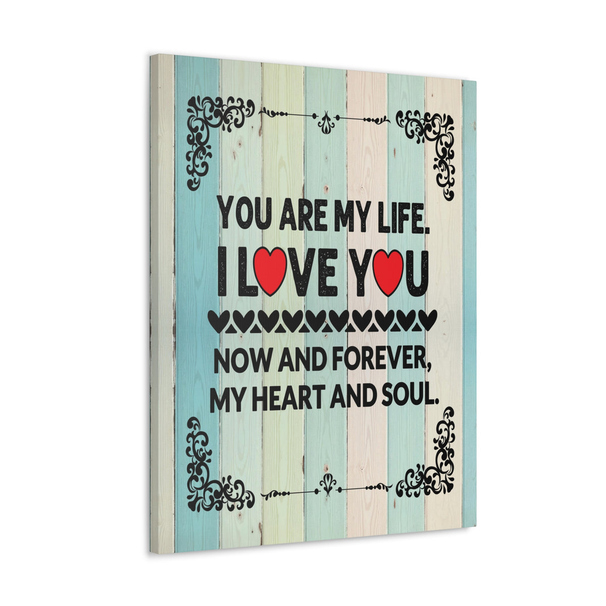 To My Wife You Are My Life Canvas Wall Art – Heartfelt Romantic Gift for Home Decor-Express Your Love Gifts