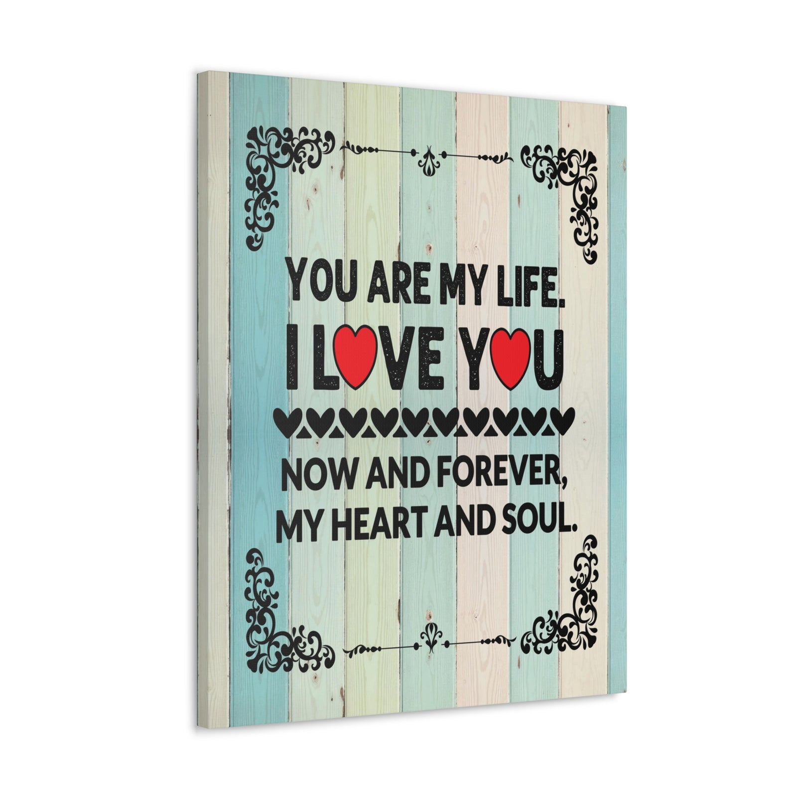 To My Wife You Are My Life Canvas Wall Art – Heartfelt Romantic Gift for Home Decor-Express Your Love Gifts