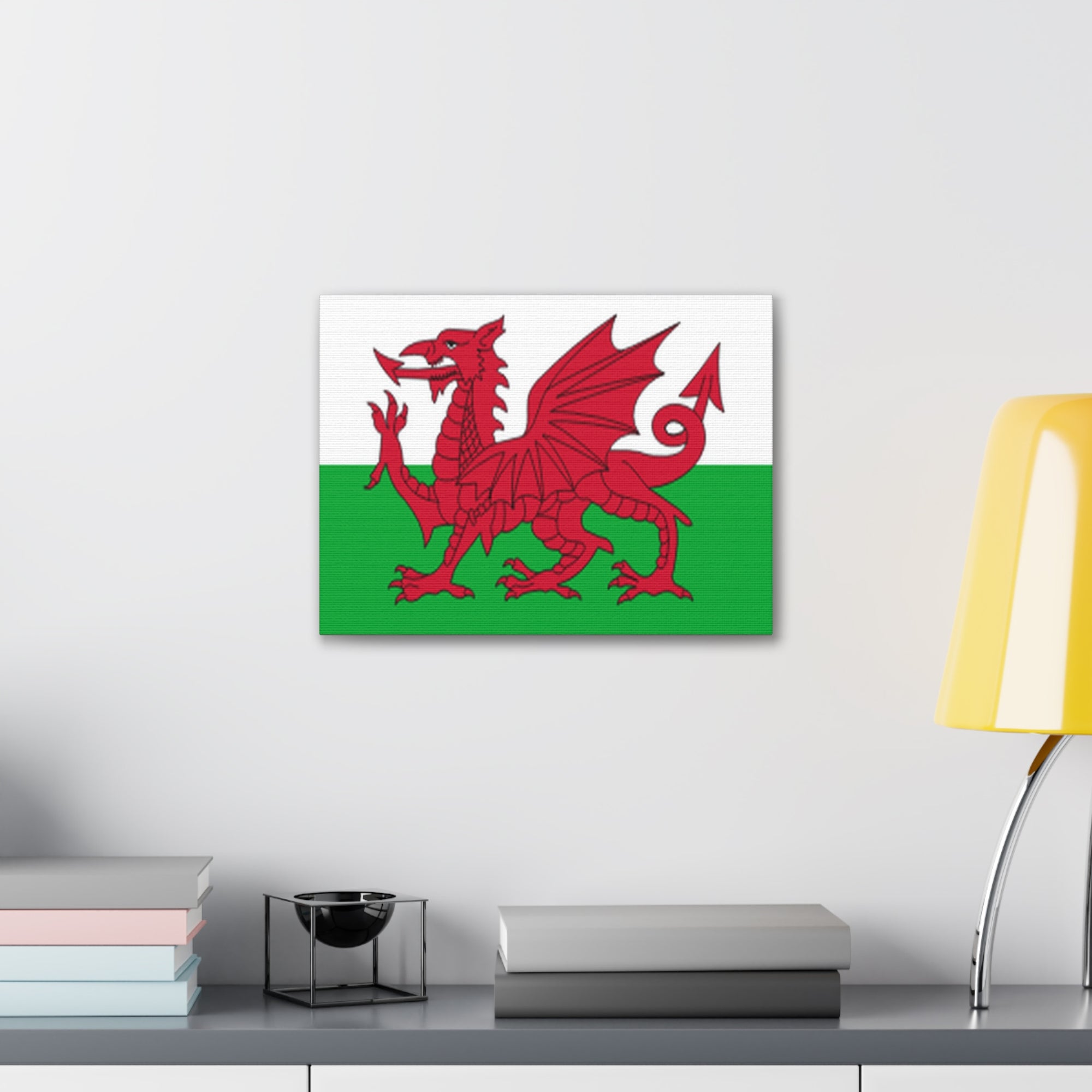 Wales Country Flag Canvas Vibrant Wall Art Unframed Home Decor-Express Your Love Gifts