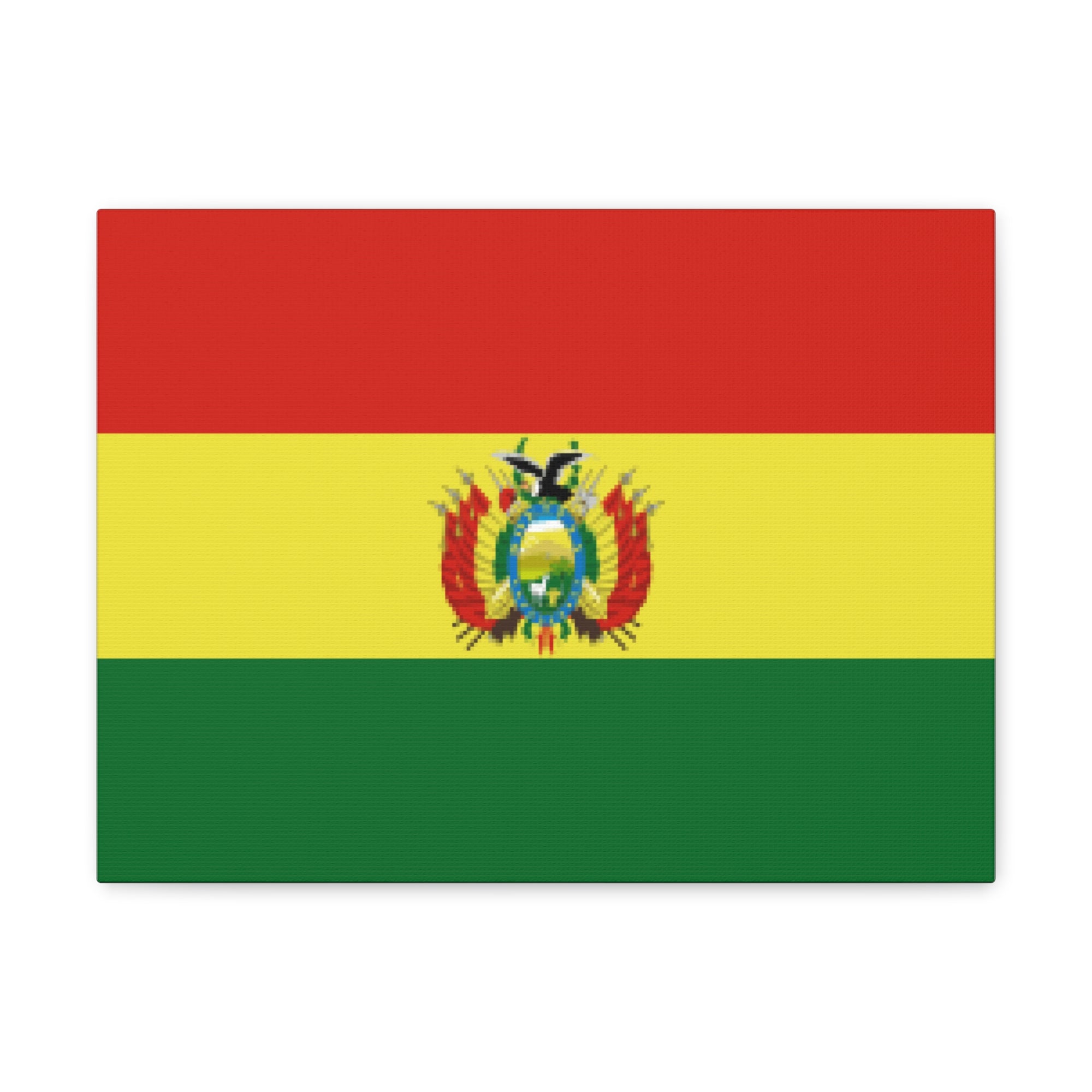 Bolivia Country Flag Canvas Vibrant Wall Art Unframed Home Decor-Express Your Love Gifts