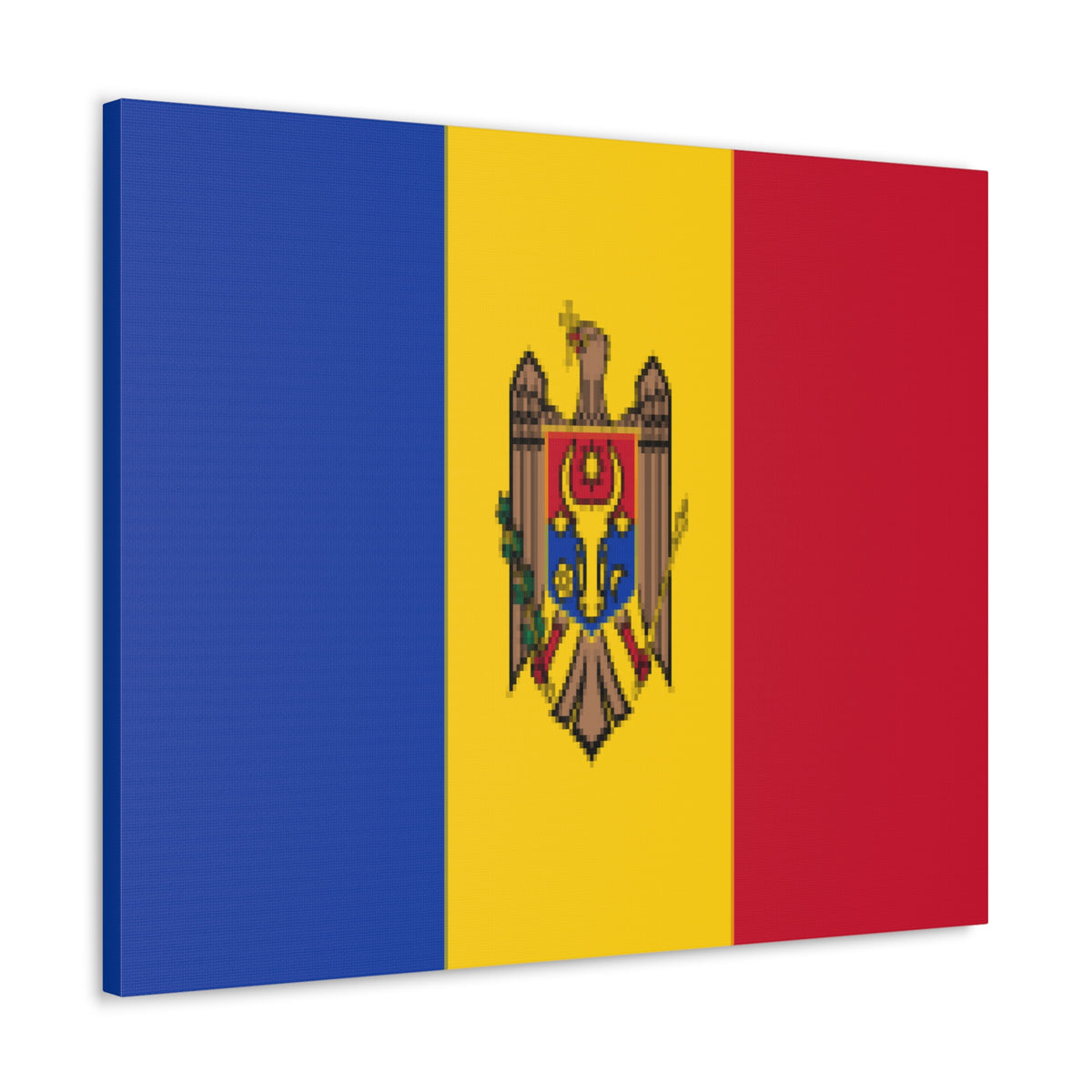 Moldova Country Flag Canvas Vibrant Wall Art Unframed Home Decor-Express Your Love Gifts