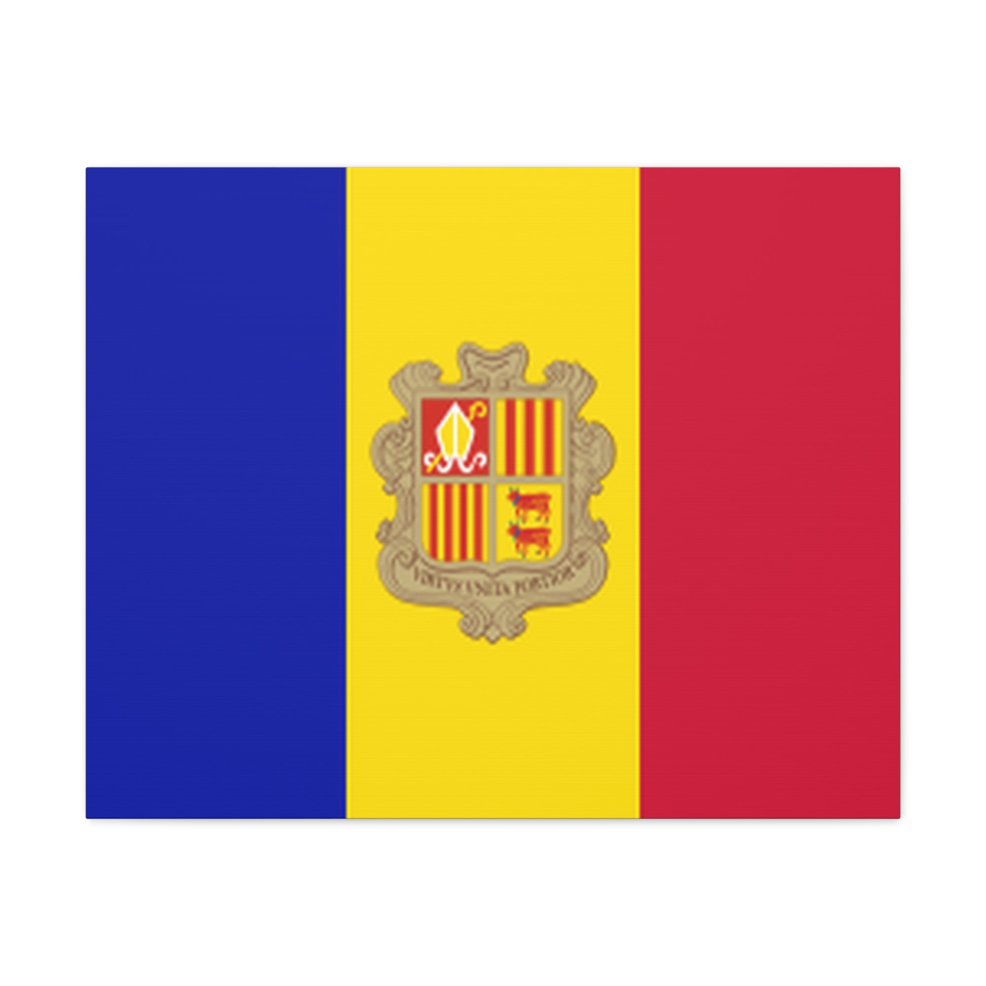 Andorra Country Flag Canvas Vibrant Wall Art Unframed Home Decor-Express Your Love Gifts