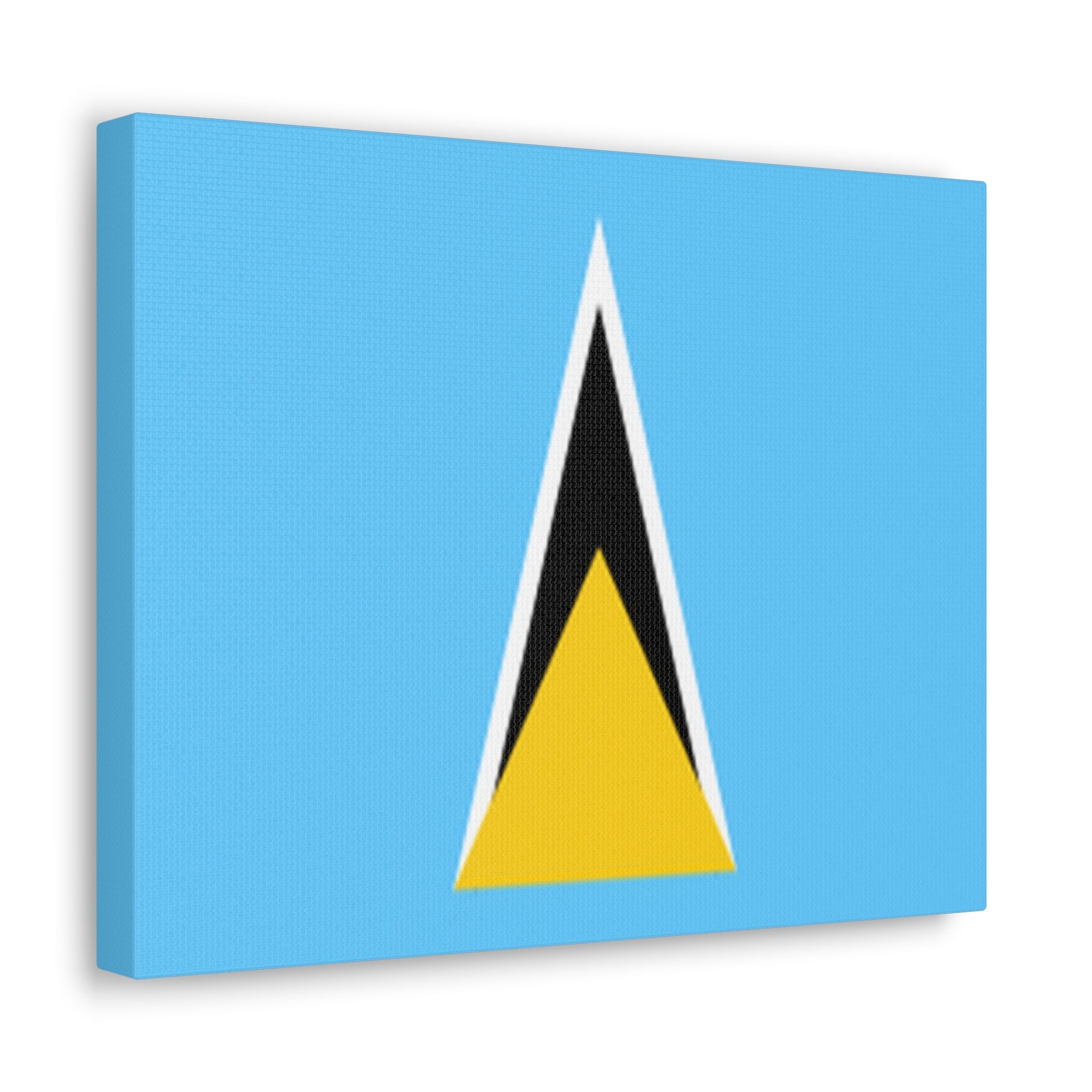 Saint Lucia Country Flag Canvas Vibrant Wall Art Unframed Home Decor-Express Your Love Gifts