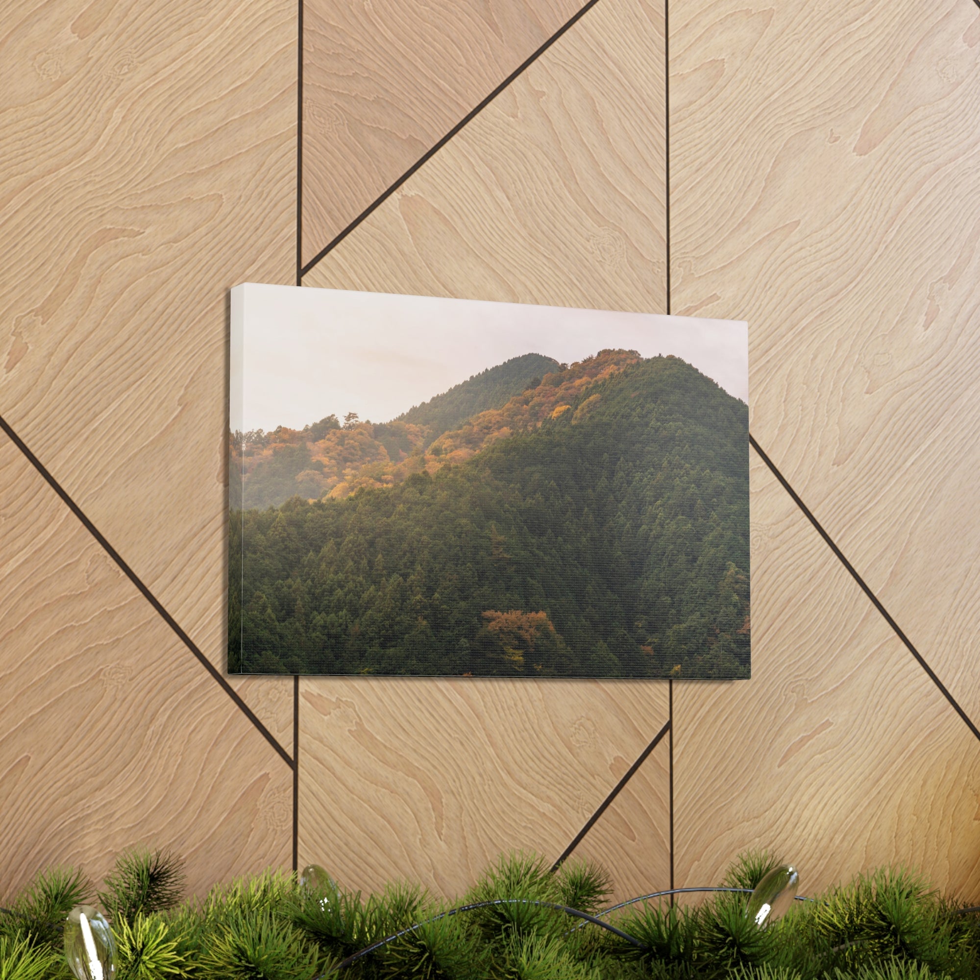 Beautiful Golden MountainsNature Wilderness Photography Canvas Wall Art for Home Decor Ready-to-Hang-Express Your Love Gifts