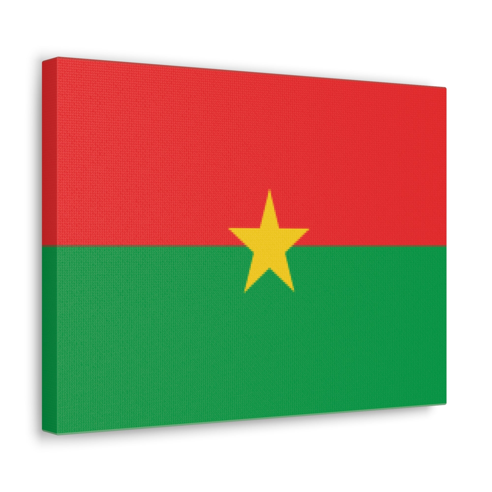 Burkina Faso Country Flag Canvas Vibrant Wall Art Unframed Home Decor-Express Your Love Gifts