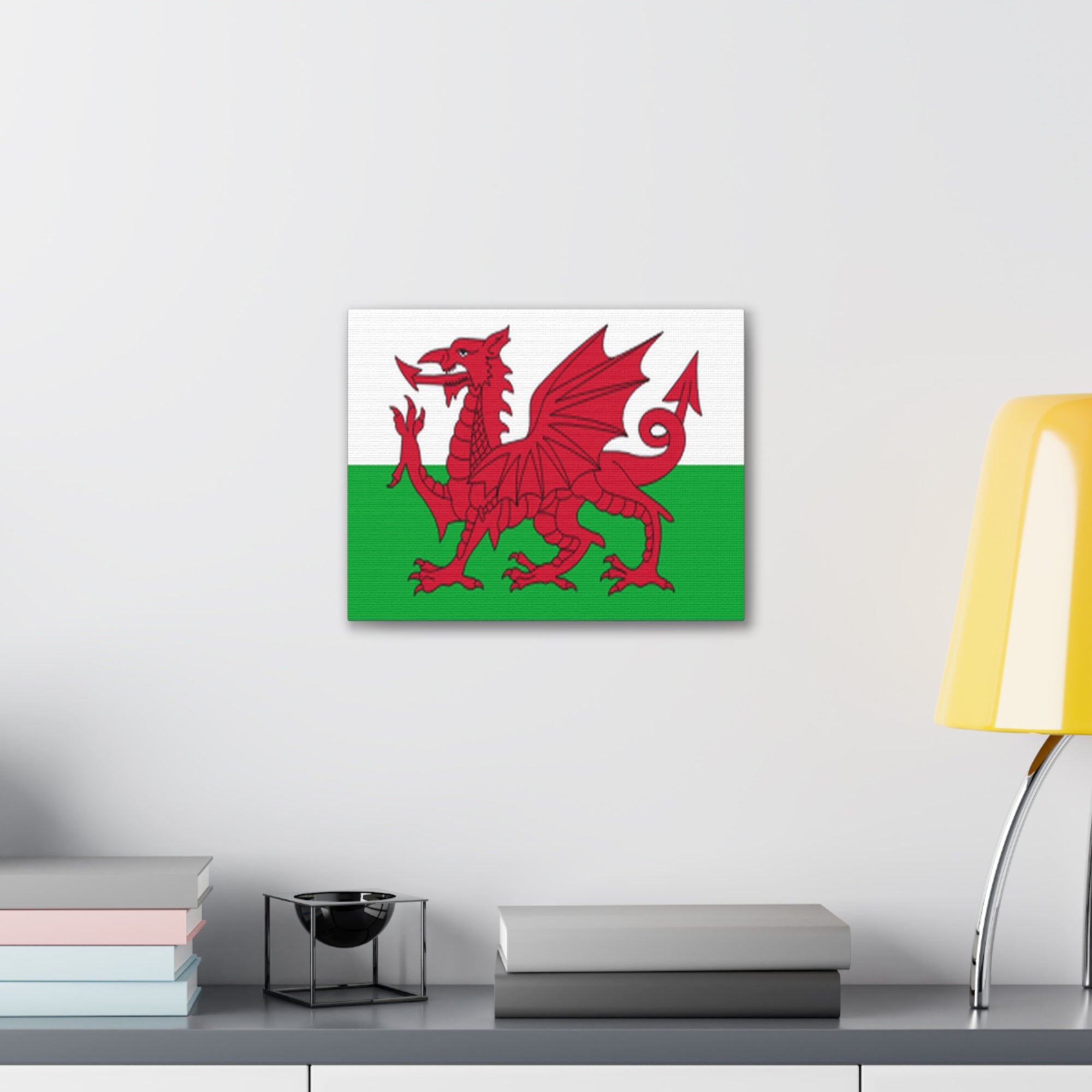 Wales Country Flag Canvas Vibrant Wall Art Unframed Home Decor-Express Your Love Gifts