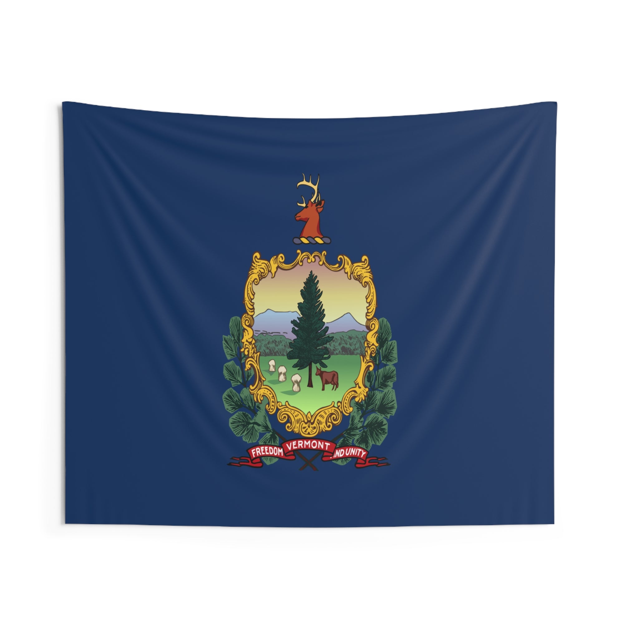 Vermont State Flag Wall Hanging Tapestry-Express Your Love Gifts
