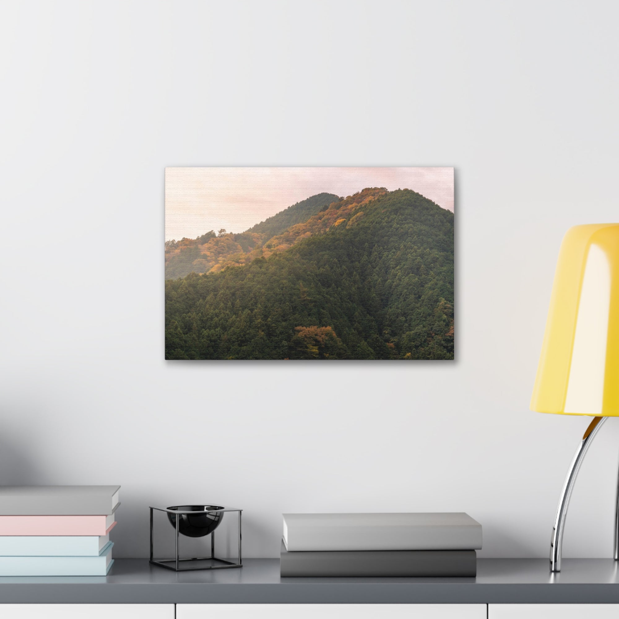 Beautiful Golden MountainsNature Wilderness Photography Canvas Wall Art for Home Decor Ready-to-Hang-Express Your Love Gifts