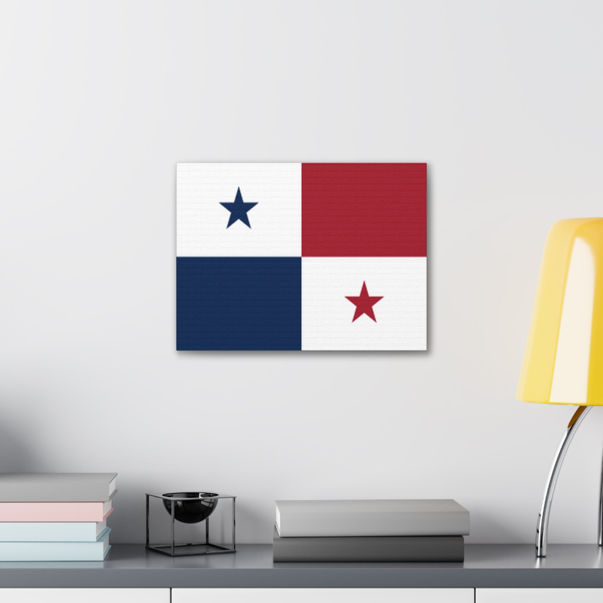 Panama Country Flag Canvas Vibrant Wall Art Unframed Home Decor-Express Your Love Gifts