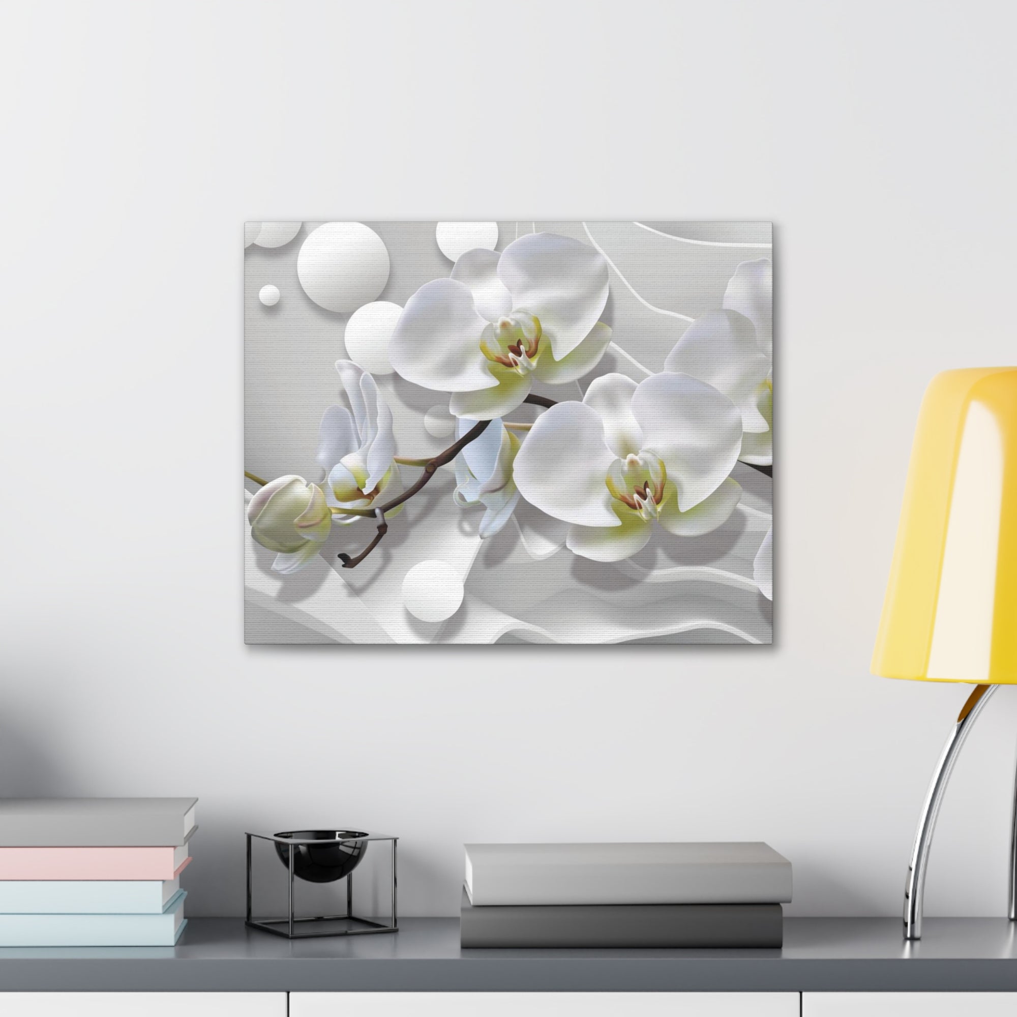 Bouquet of Orchids Flower Canvas Wall Art for Home Decor Ready-to-Hang-Express Your Love Gifts