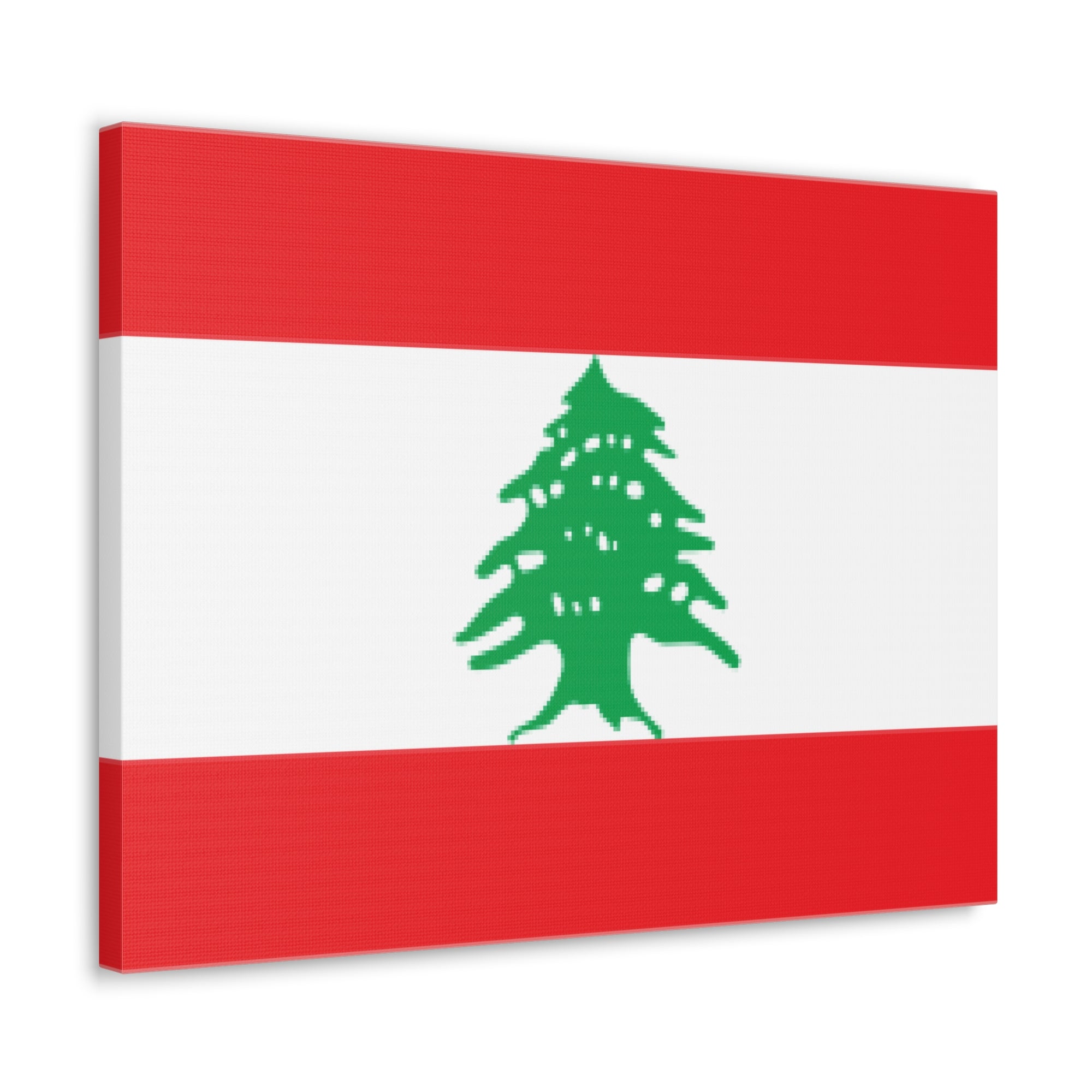 Lebanon Country Flag Canvas Vibrant Wall Art Unframed Home Decor-Express Your Love Gifts