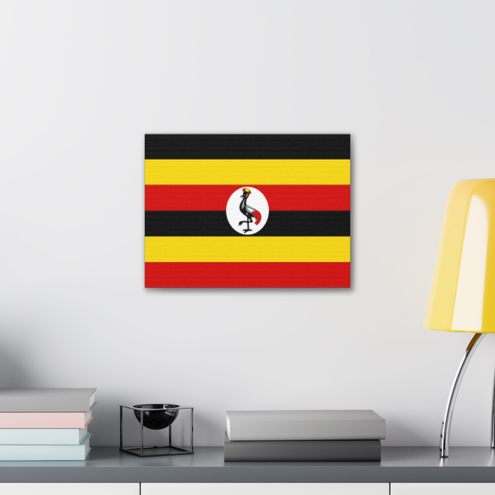 Uganda Country Flag Canvas Vibrant Wall Art Unframed Home Decor-Express Your Love Gifts