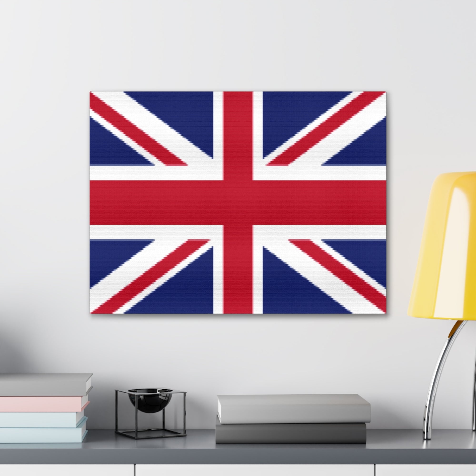 United Kingdom Country Flag Canvas Vibrant Wall Art Unframed Home Decor-Express Your Love Gifts