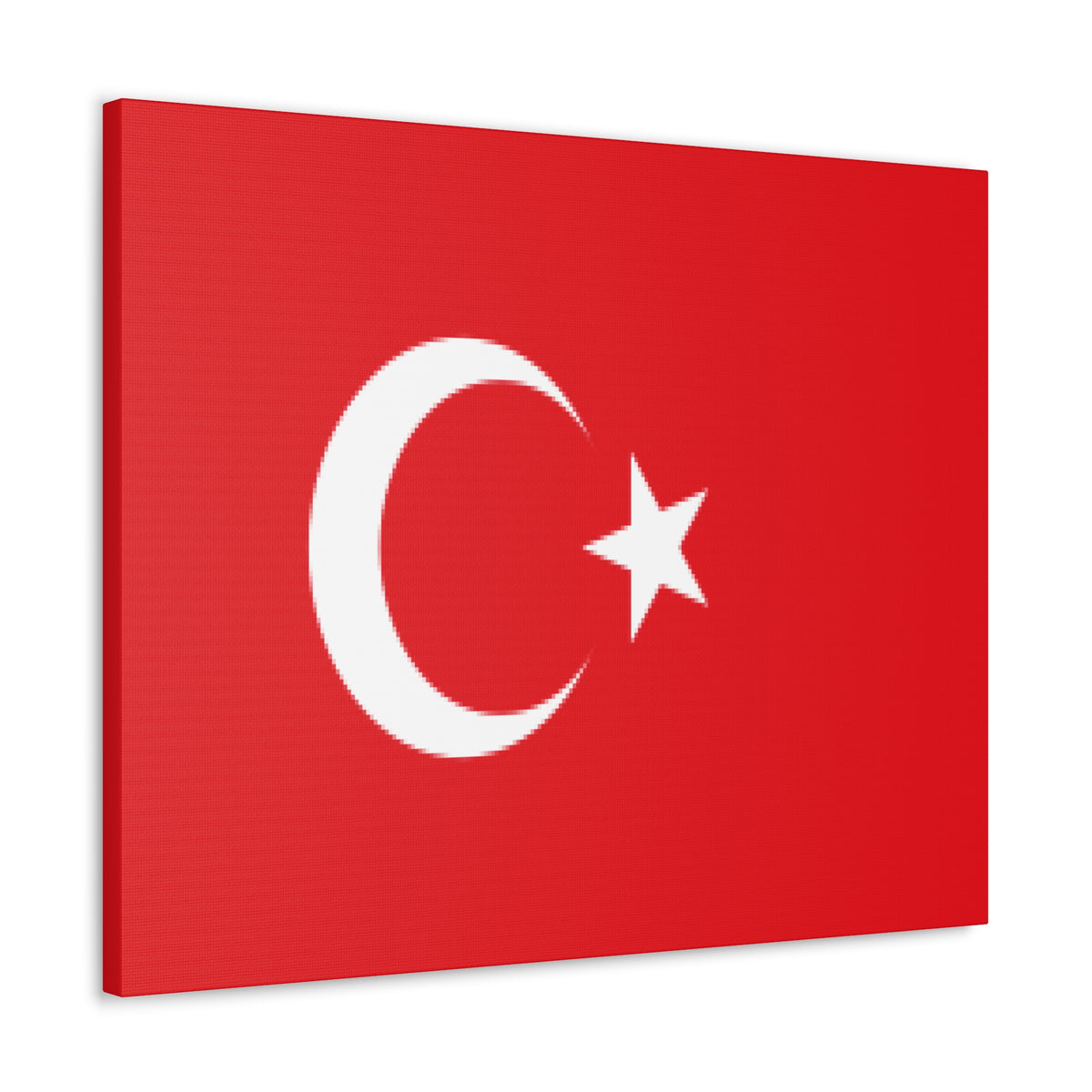 Turkey Country Flag Canvas Vibrant Wall Art Unframed Home Decor-Express Your Love Gifts