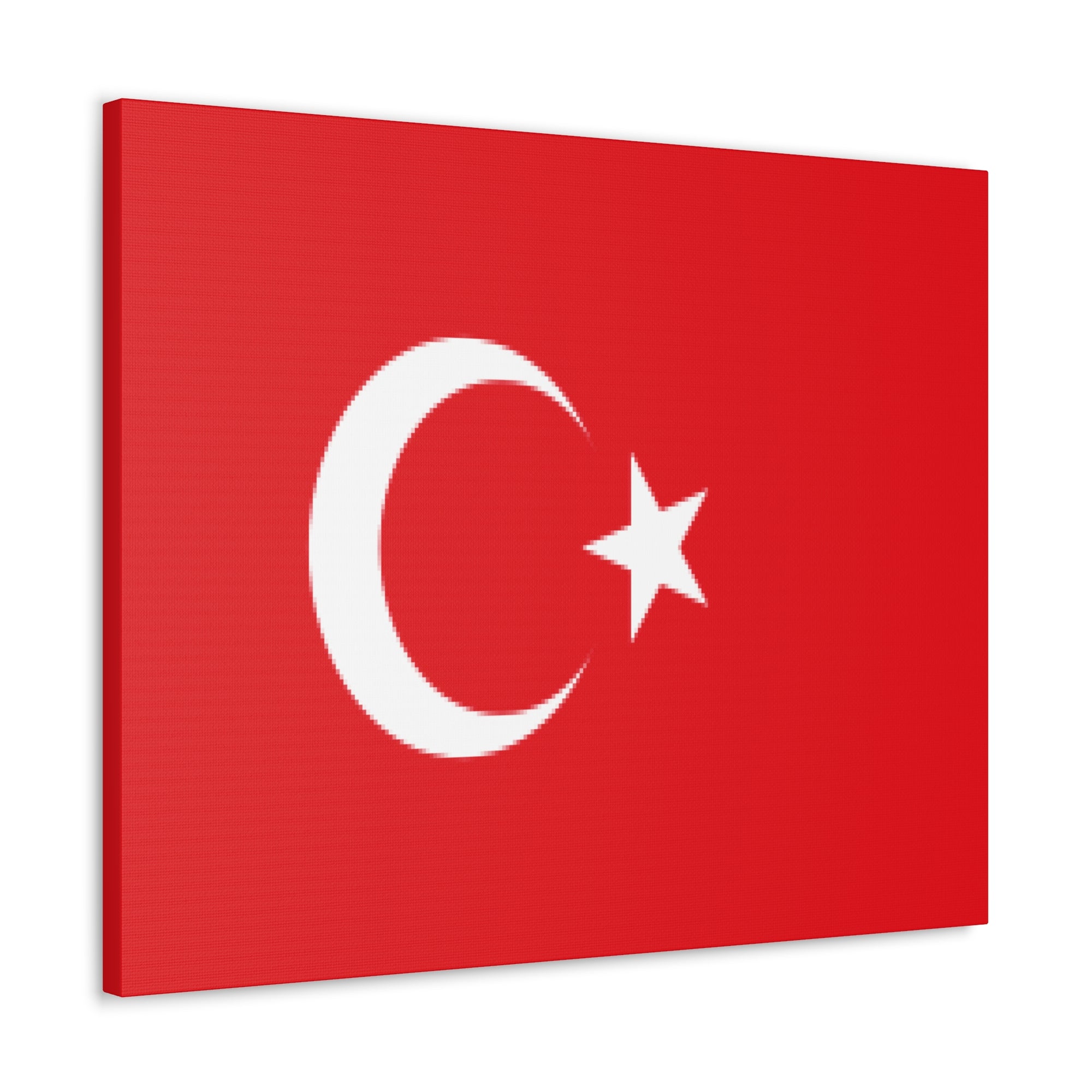 Turkey Country Flag Canvas Vibrant Wall Art Unframed Home Decor-Express Your Love Gifts