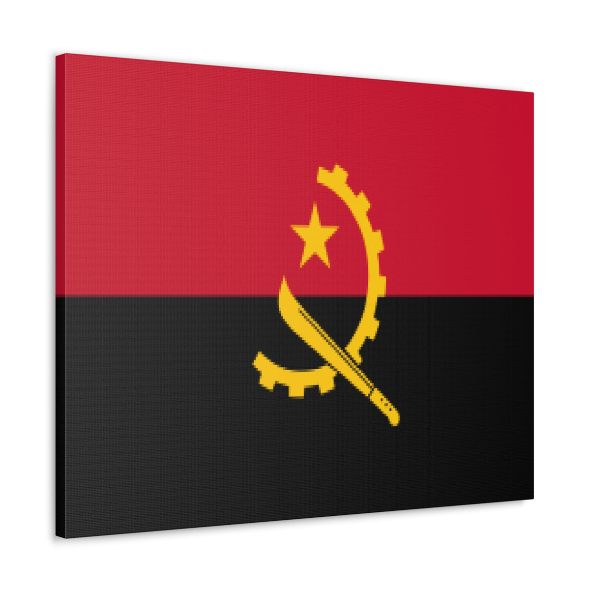 Angola Country Flag Canvas Vibrant Wall Art Unframed Home Decor-Express Your Love Gifts