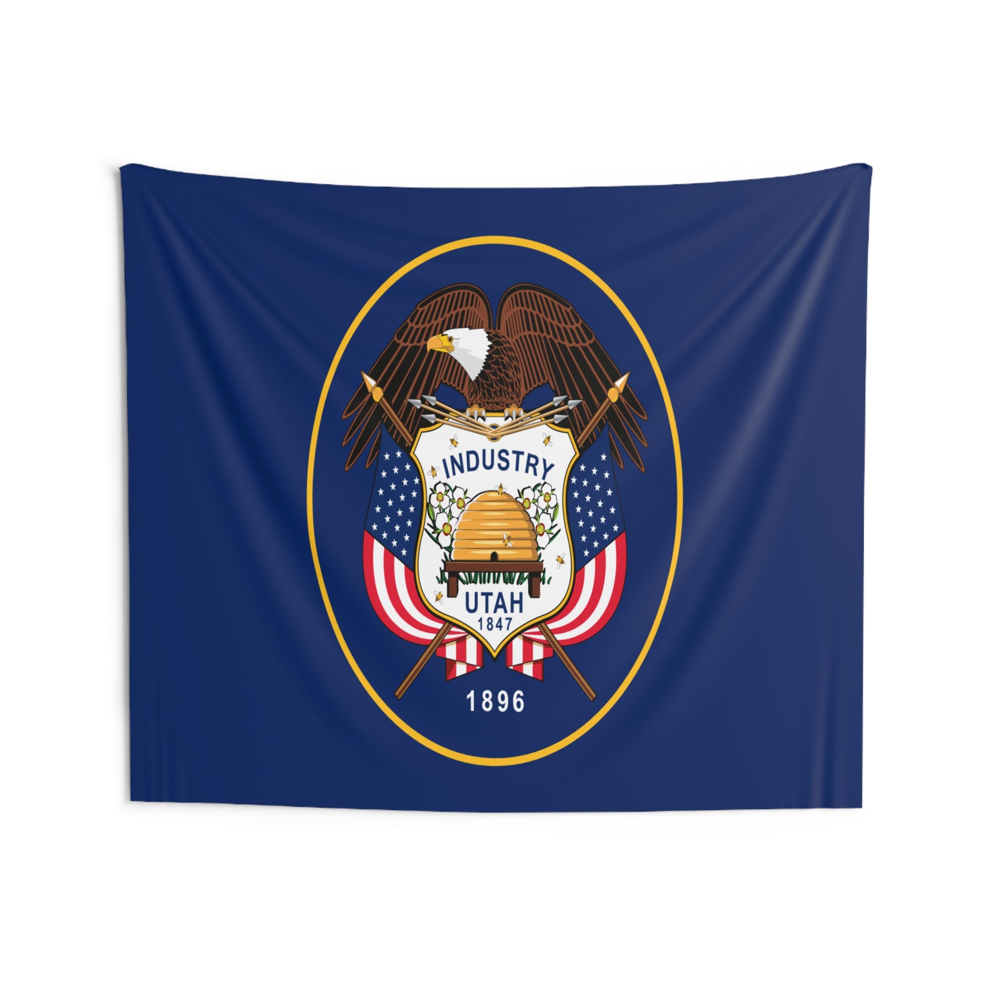 Utah State Flag Wall Hanging Tapestry-Express Your Love Gifts