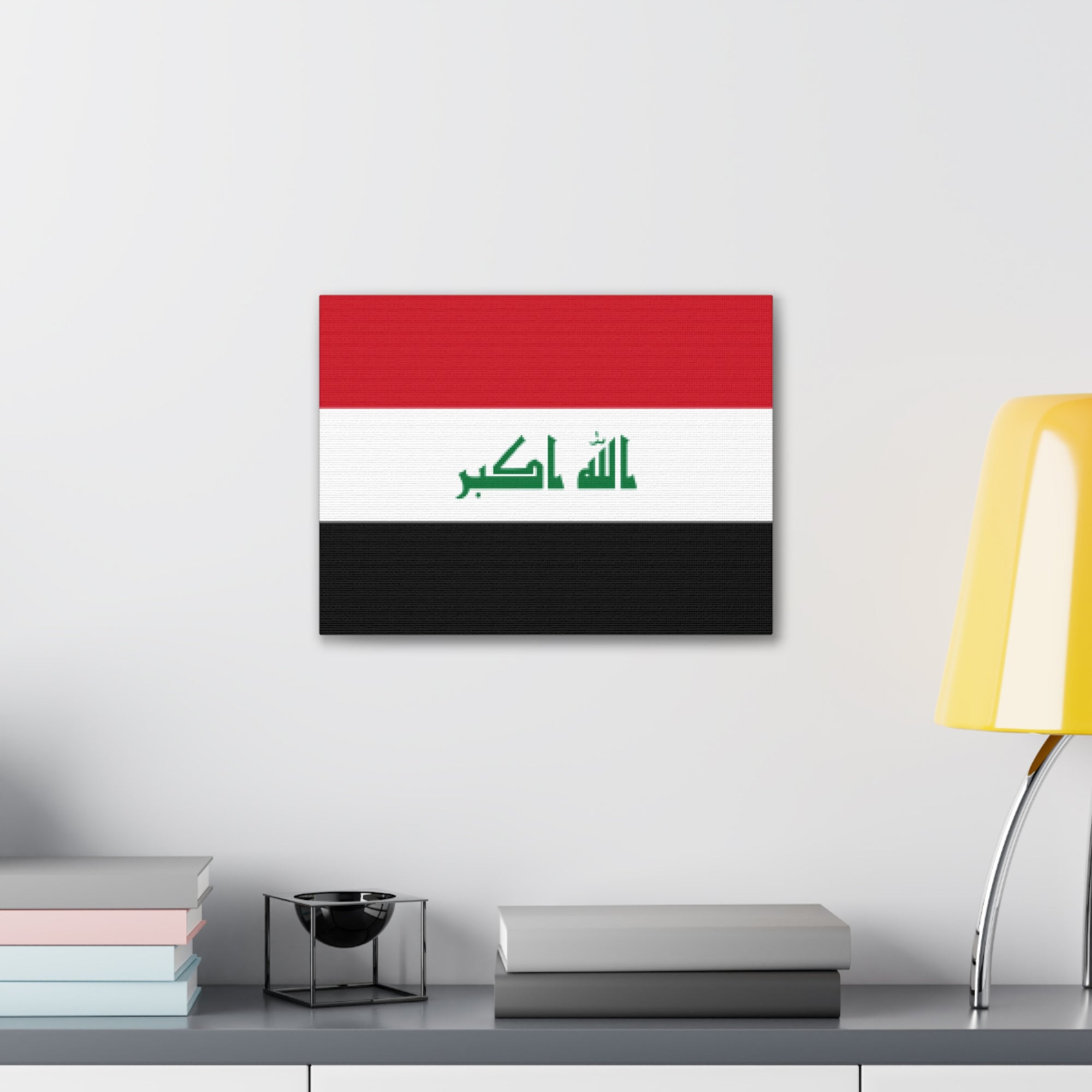 Iraq Country Flag Canvas Vibrant Wall Art Unframed Home Decor-Express Your Love Gifts