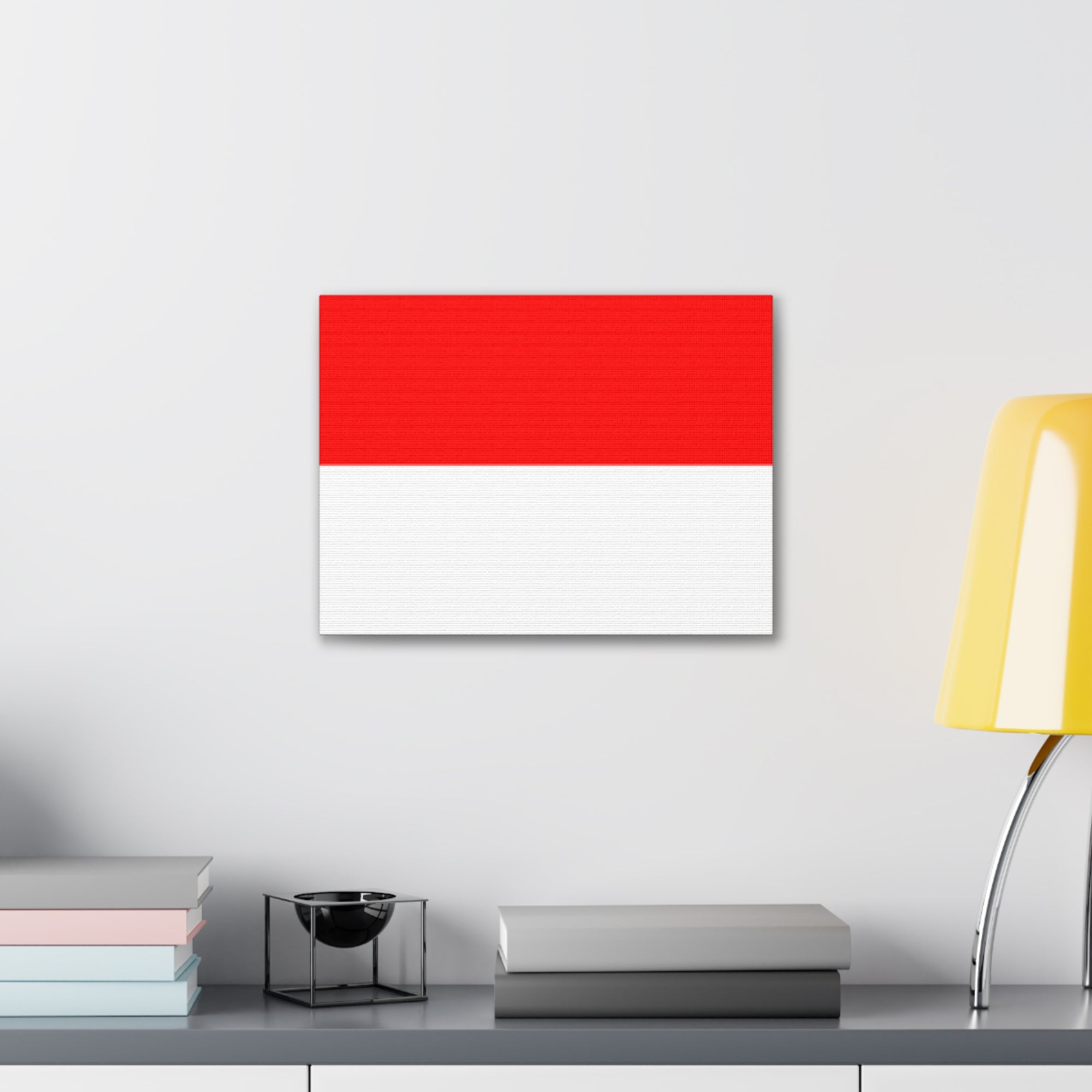 Indonesia Country Flag Canvas Vibrant Wall Art Unframed Home Decor-Express Your Love Gifts