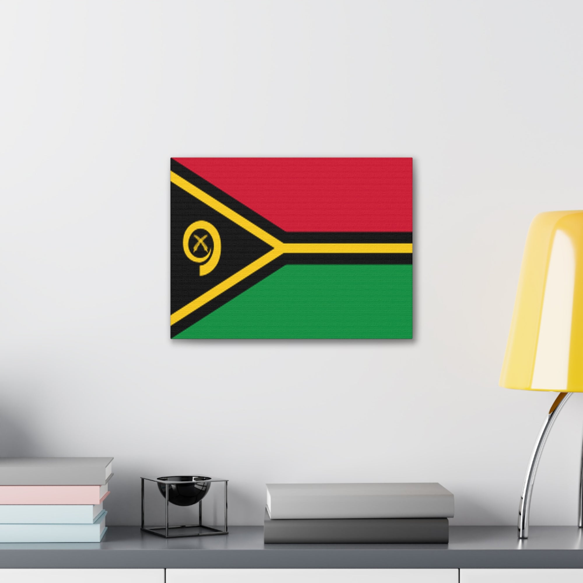 Vanuatu Country Flag Canvas Vibrant Wall Art Unframed Home Decor-Express Your Love Gifts