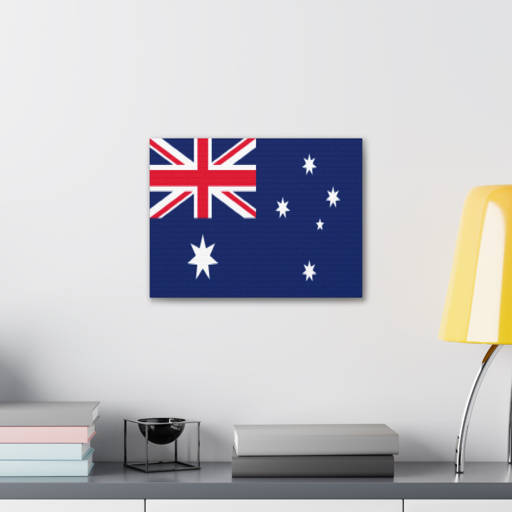 Australia Country Flag Canvas Vibrant Wall Art Unframed Home Decor-Express Your Love Gifts