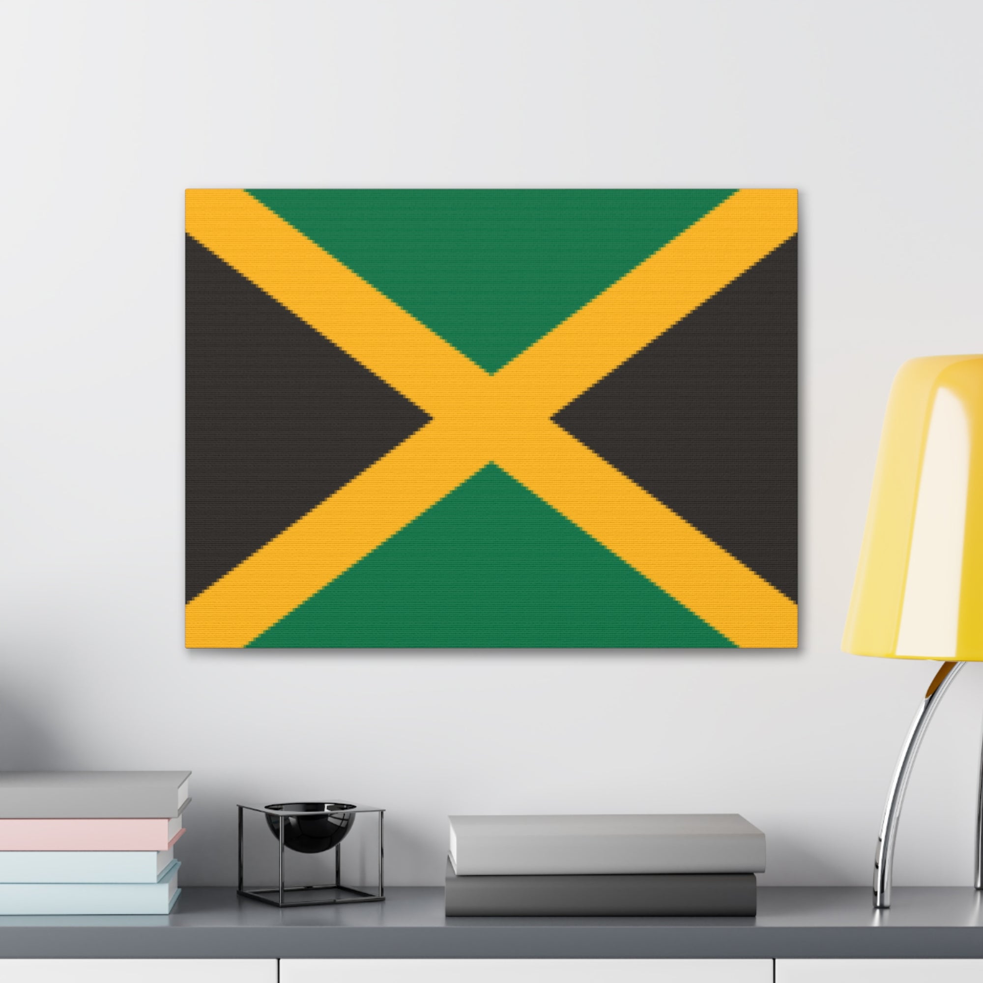 Jamaica Country Flag Canvas Vibrant Wall Art Unframed Home Decor-Express Your Love Gifts