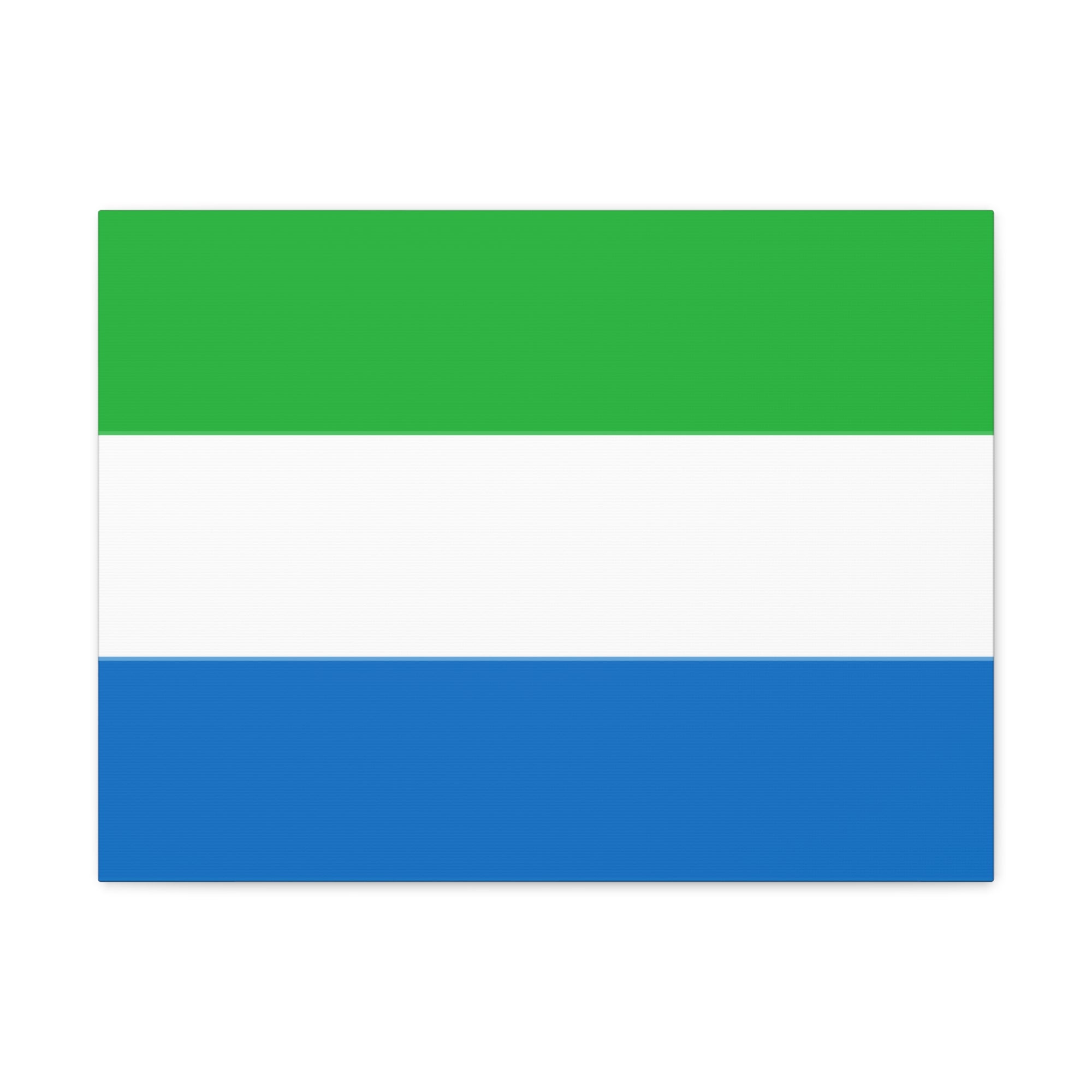 Sierra Leone Country Flag Canvas Vibrant Wall Art Unframed Home Decor-Express Your Love Gifts