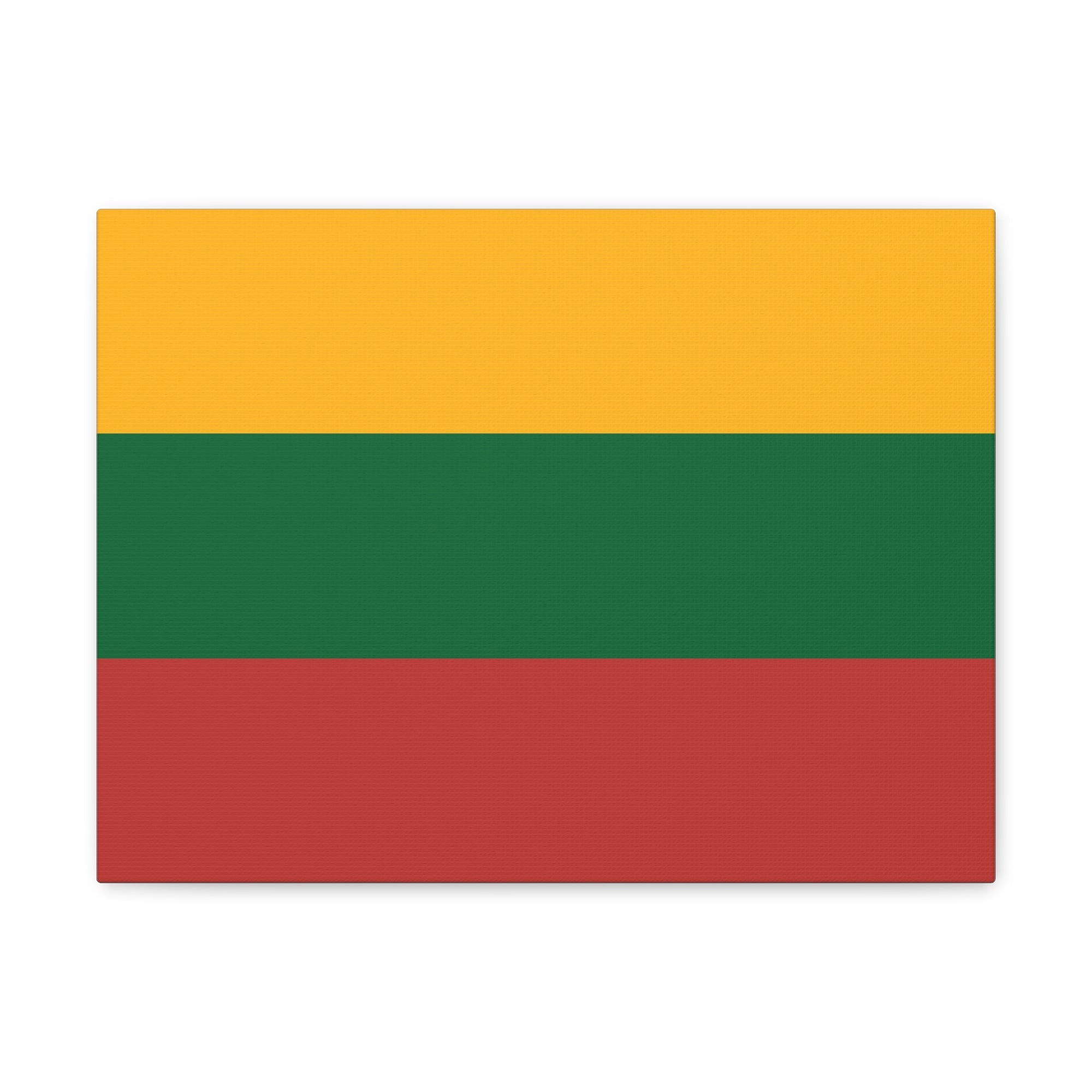 Lithuania Country Flag Canvas Vibrant Wall Art Unframed Home Decor-Express Your Love Gifts