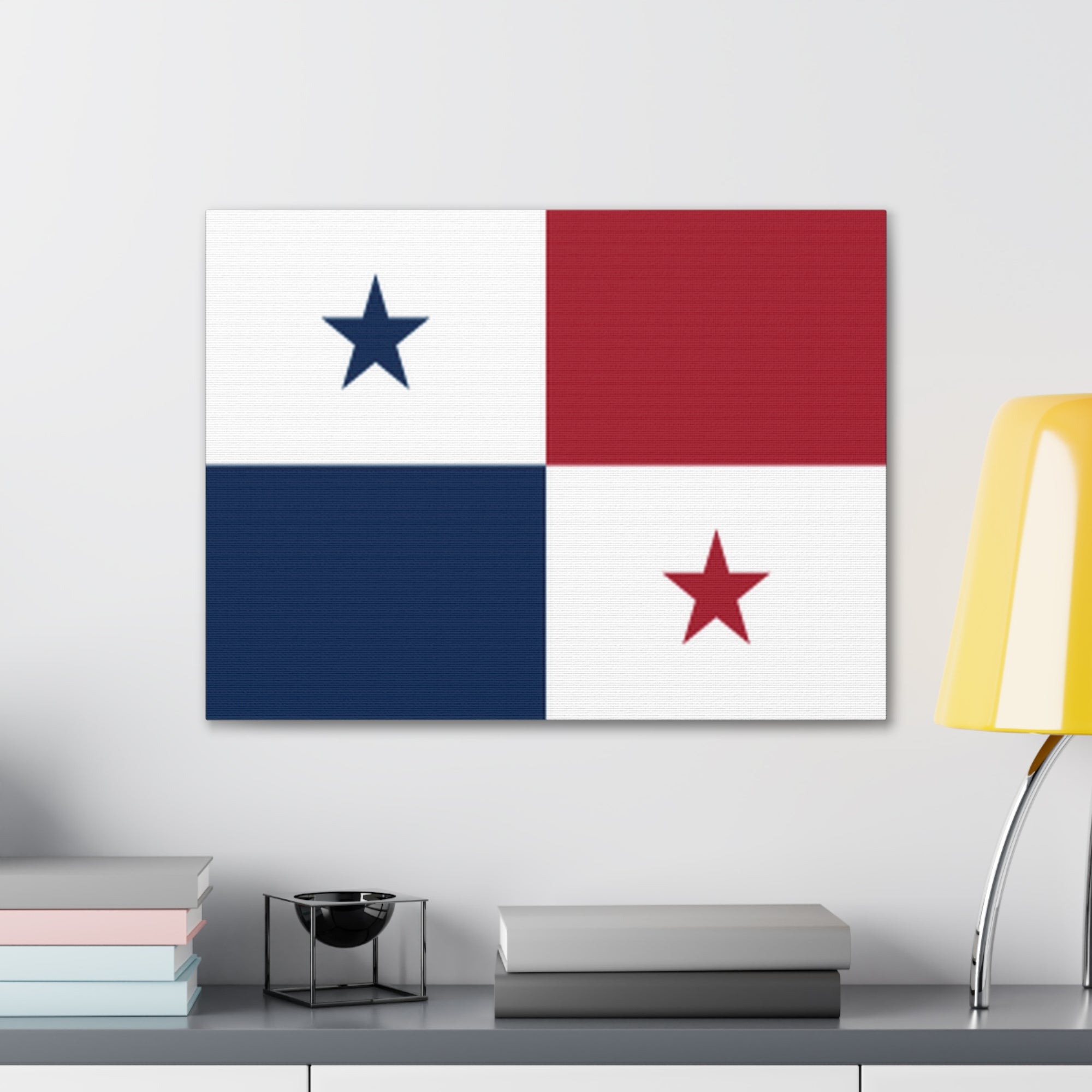 Panama Country Flag Canvas Vibrant Wall Art Unframed Home Decor-Express Your Love Gifts