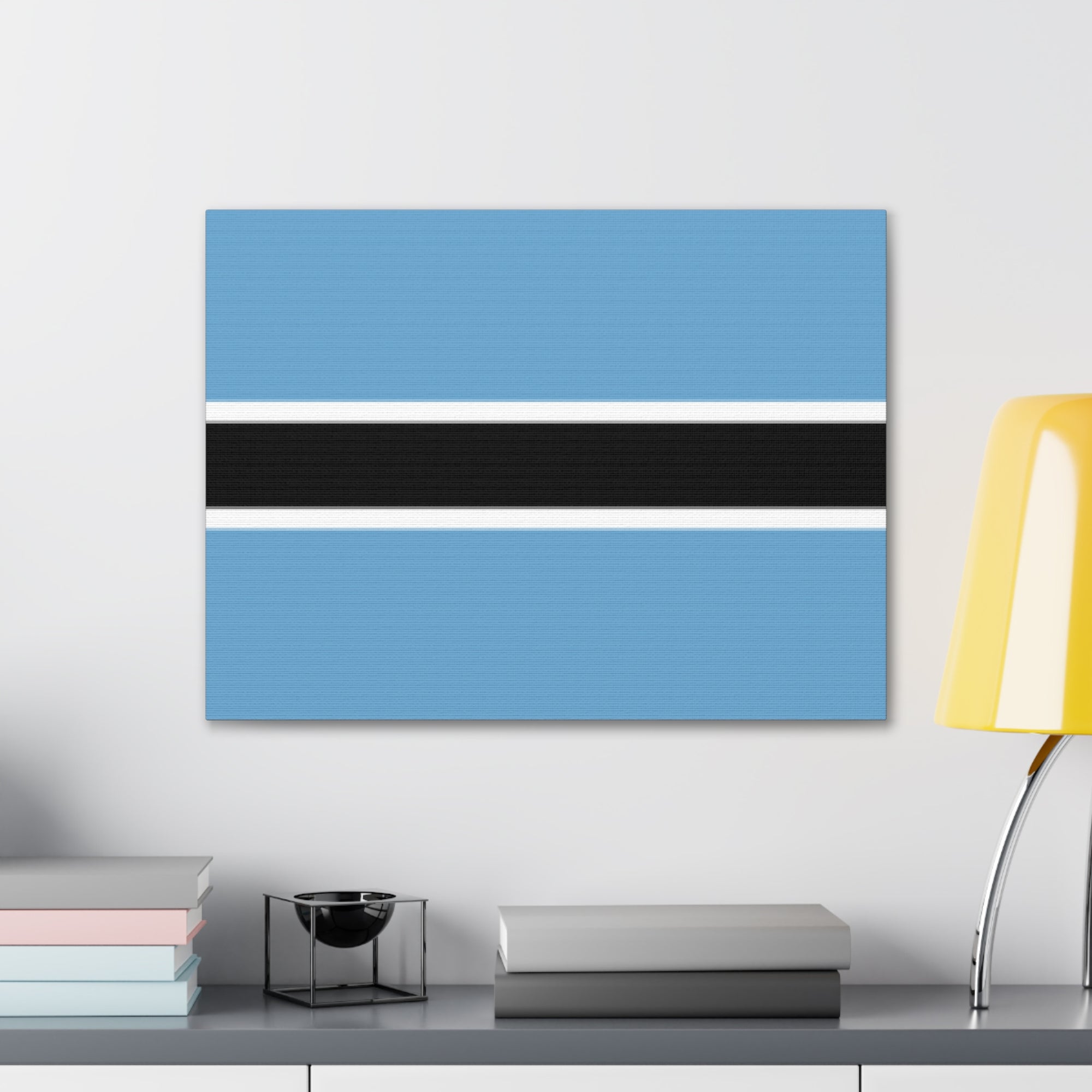 Botswana Country Flag Canvas Vibrant Wall Art Unframed Home Decor-Express Your Love Gifts