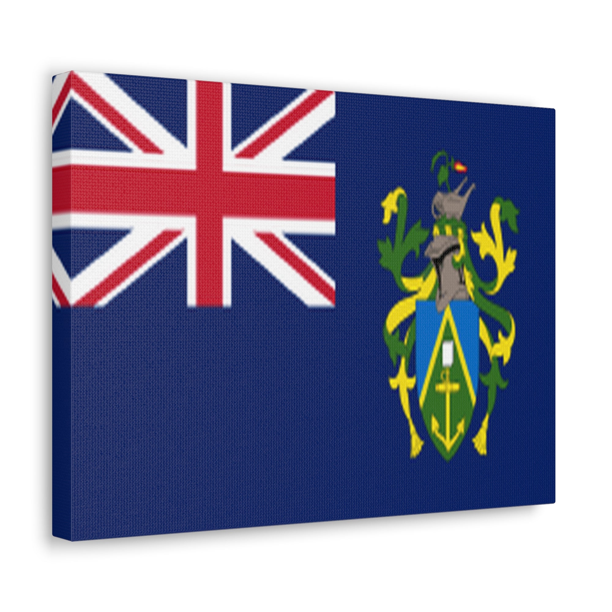 Pitcairn Island Country Flag Canvas Vibrant Wall Art Unframed Home Decor-Express Your Love Gifts