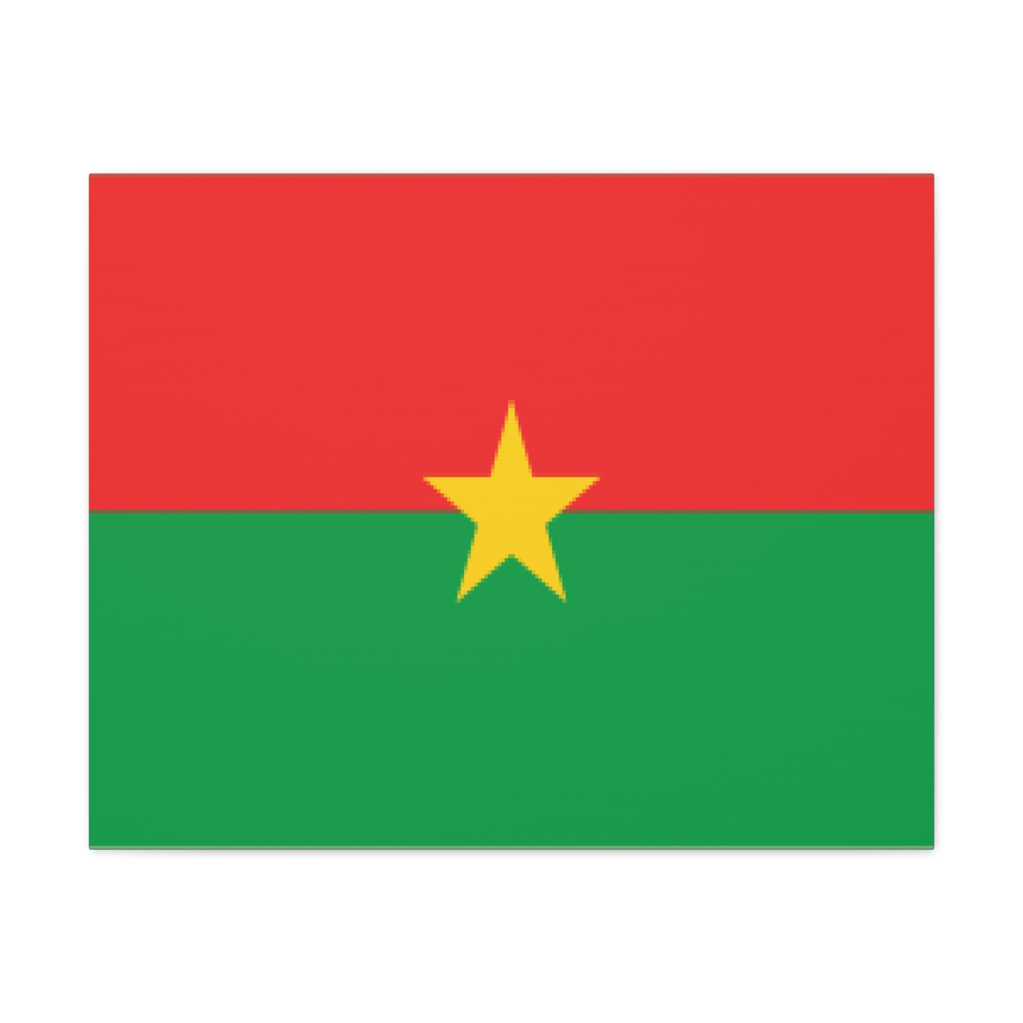 Burkina Faso Country Flag Canvas Vibrant Wall Art Unframed Home Decor-Express Your Love Gifts