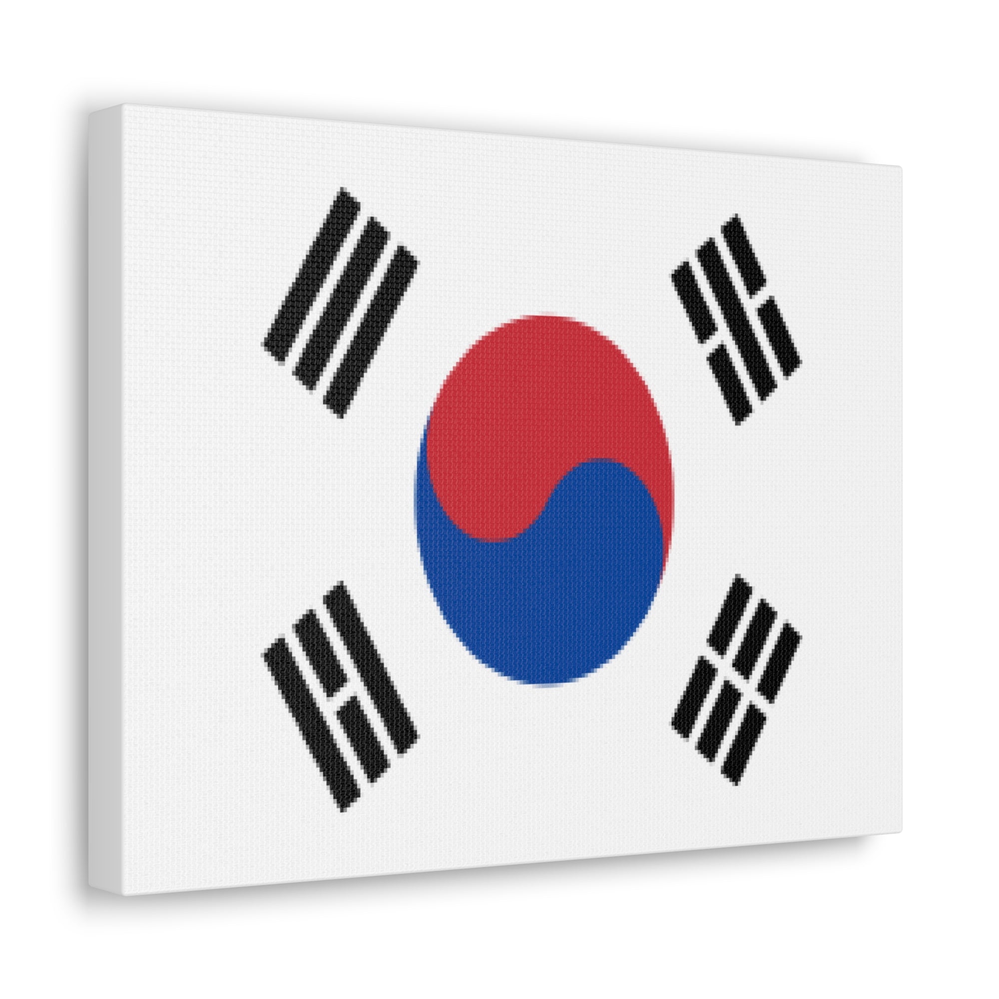 South Korea Country Flag Canvas Vibrant Wall Art Unframed Home Decor-Express Your Love Gifts