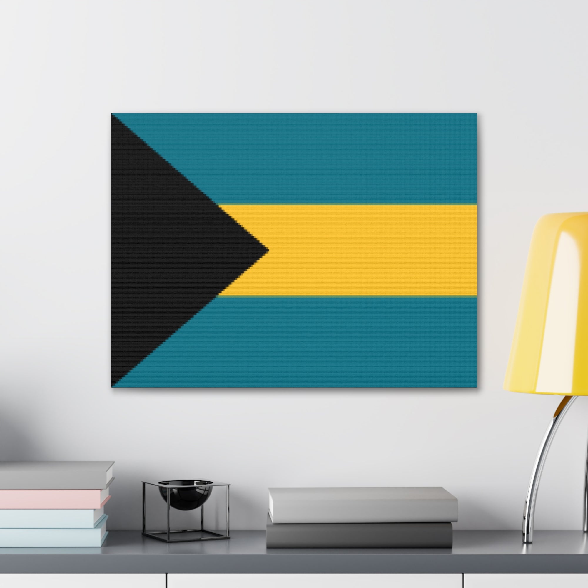 Bahamas Country Flag Canvas Vibrant Wall Art Unframed Home Decor-Express Your Love Gifts