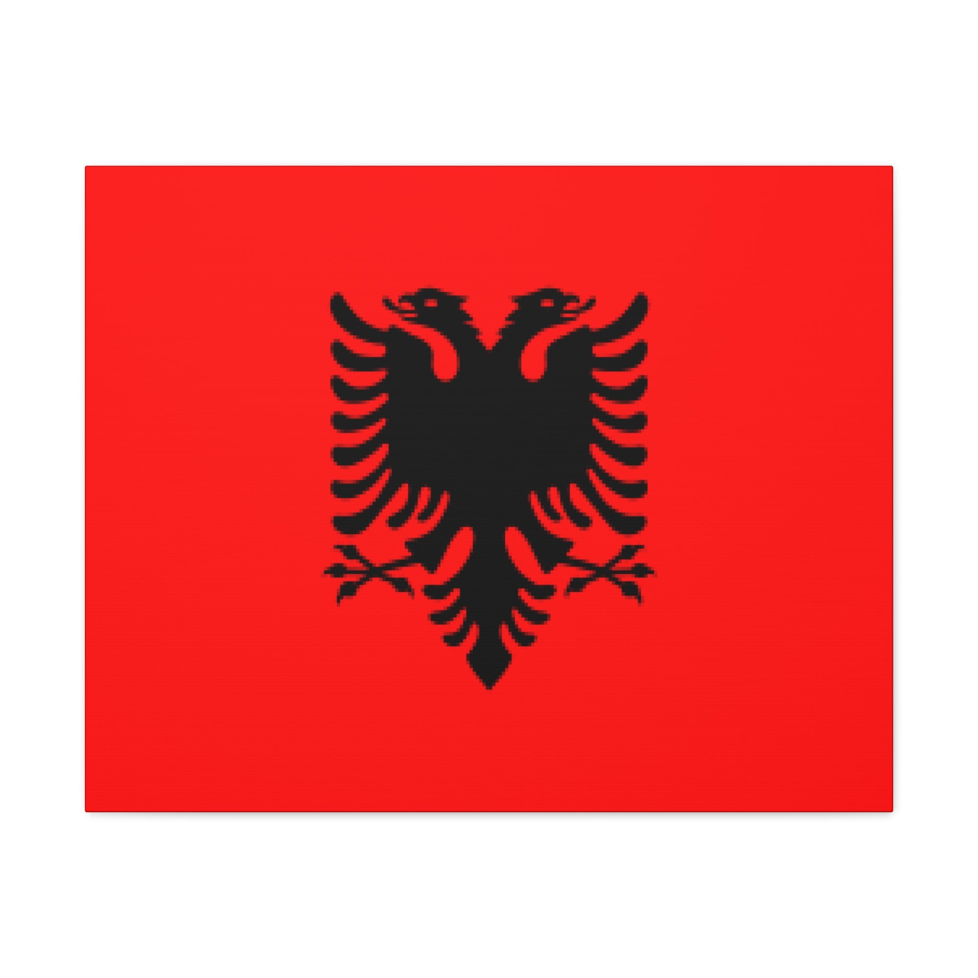 Albania Country Flag Canvas Vibrant Wall Art Unframed Home Decor-Express Your Love Gifts