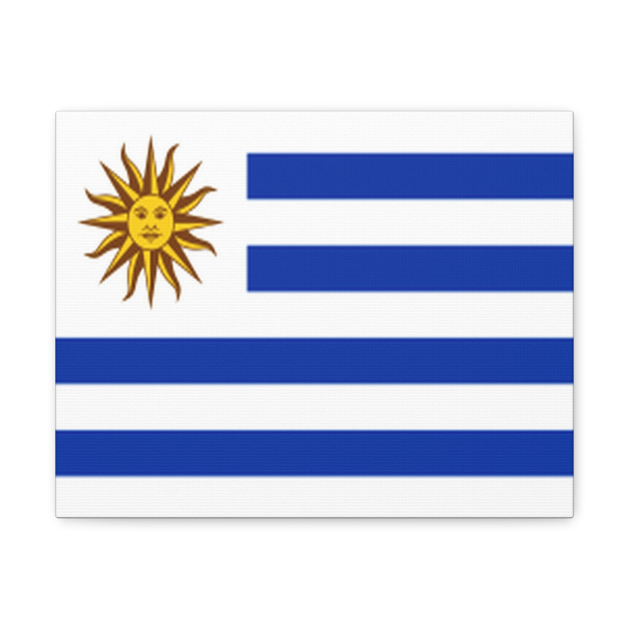 Uruguay Country Flag Canvas Vibrant Wall Art Unframed Home Decor-Express Your Love Gifts