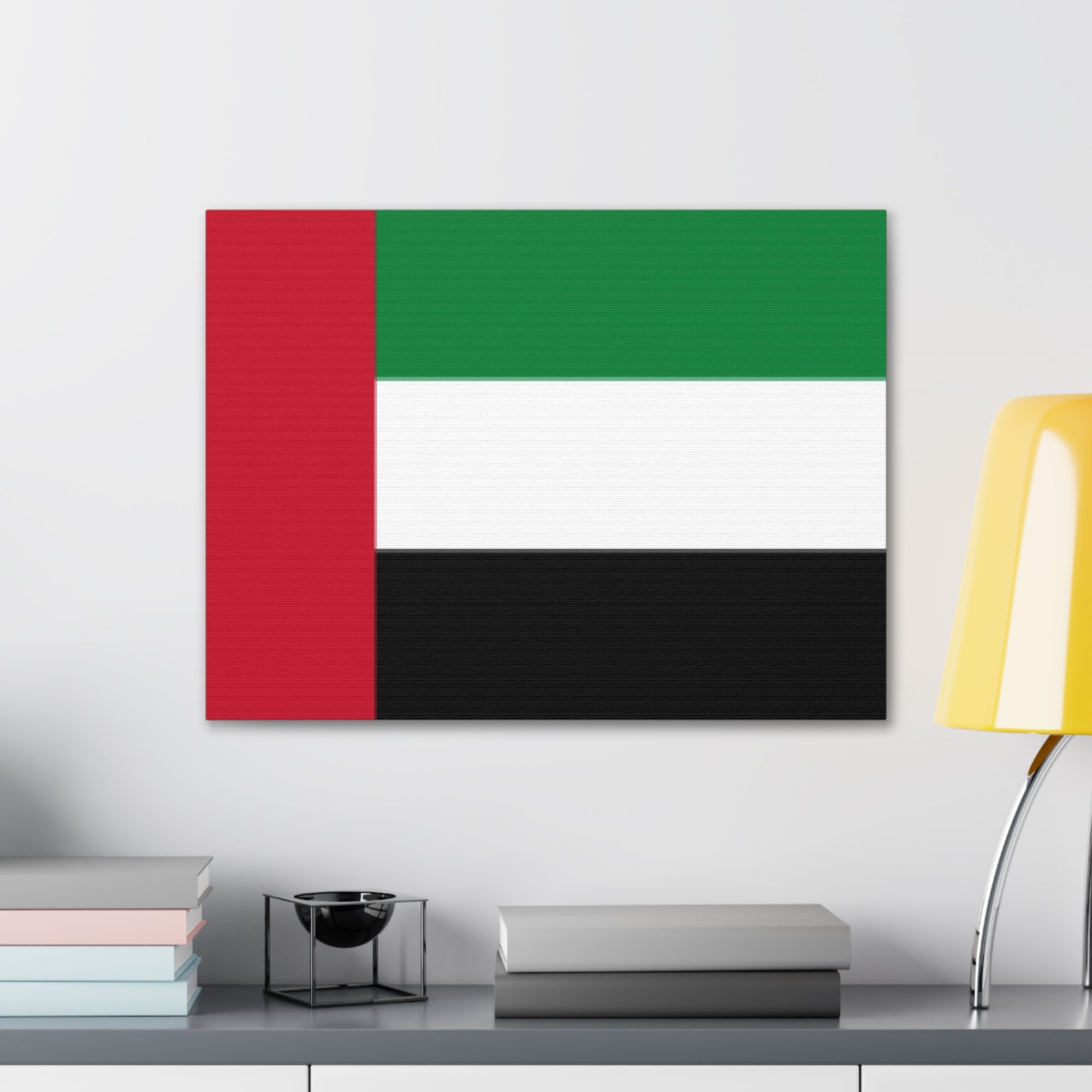 United Arab Emirates Country Flag Canvas Vibrant Wall Art Unframed Home Decor-Express Your Love Gifts