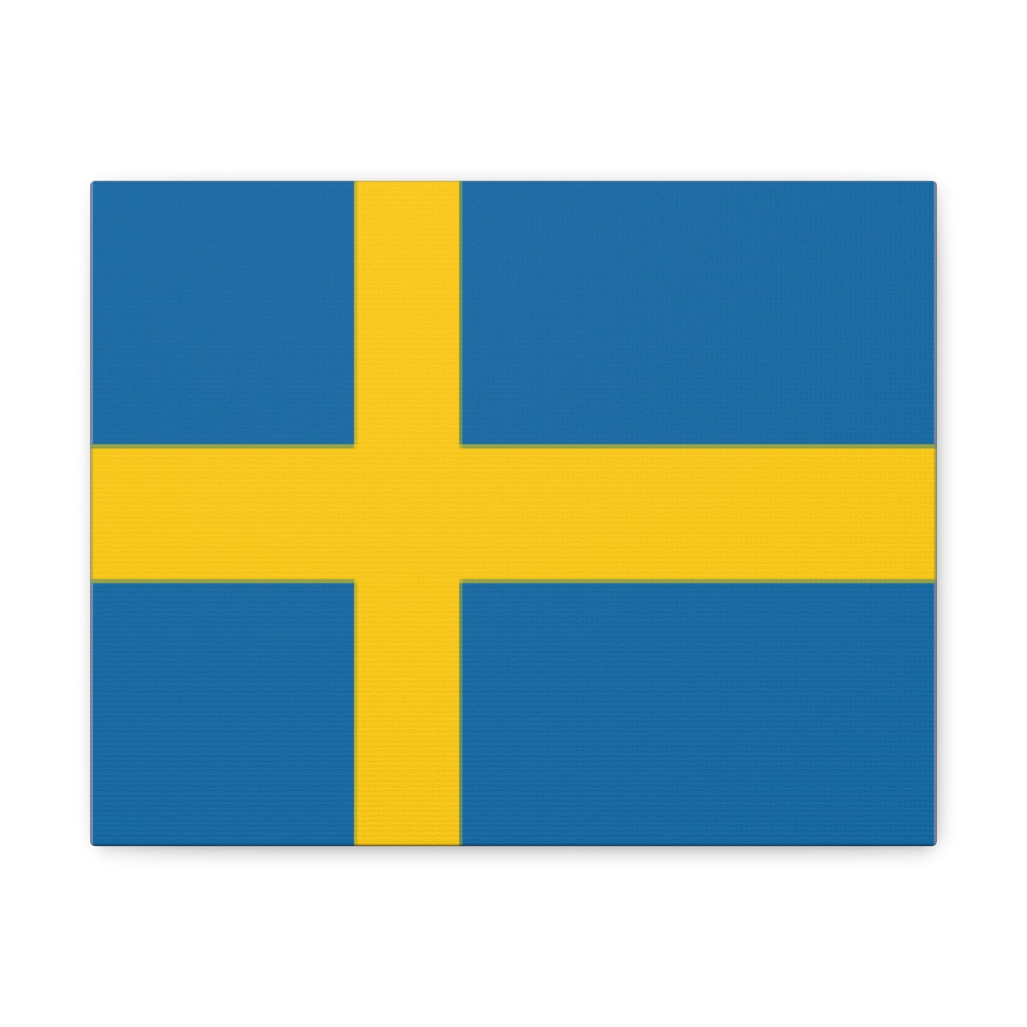 Sweden Country Flag Canvas Vibrant Wall Art Unframed Home Decor-Express Your Love Gifts