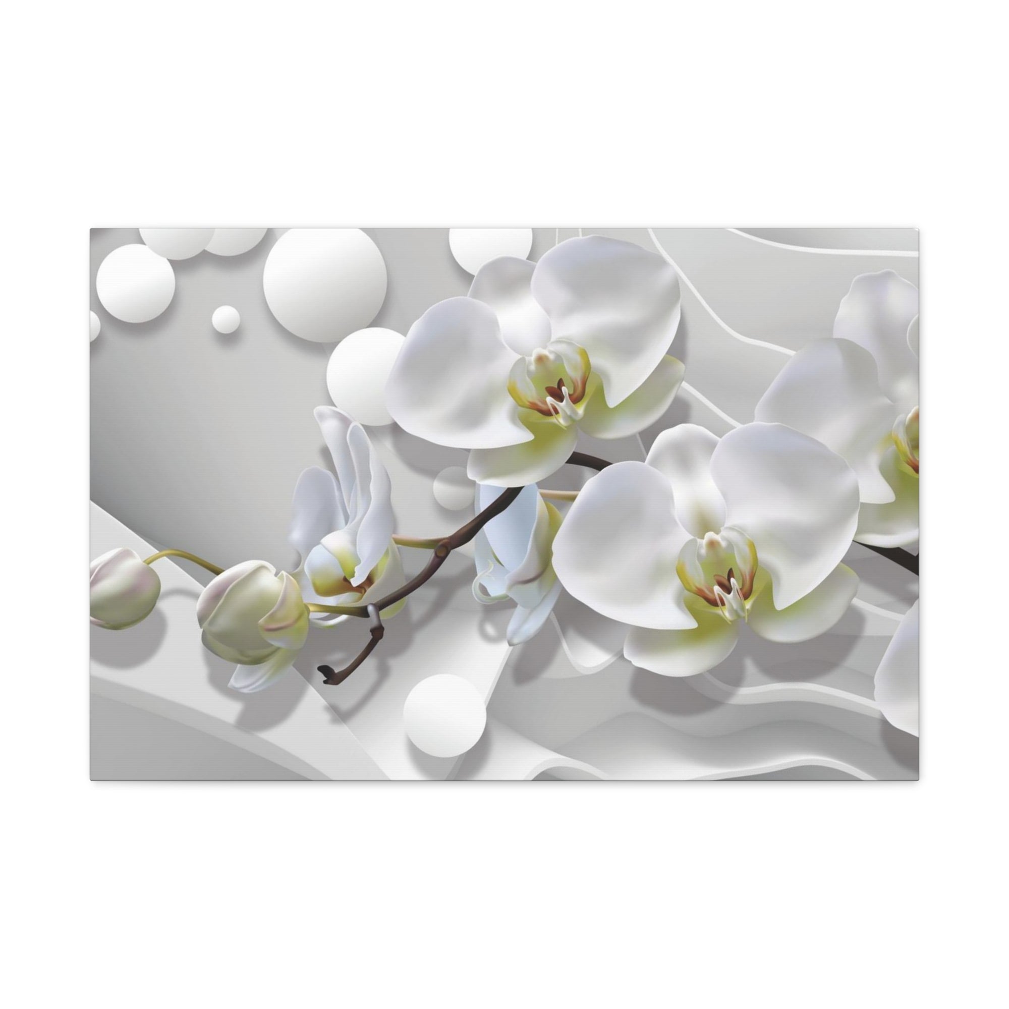 Bouquet of Orchids Flower Canvas Wall Art for Home Decor Ready-to-Hang-Express Your Love Gifts