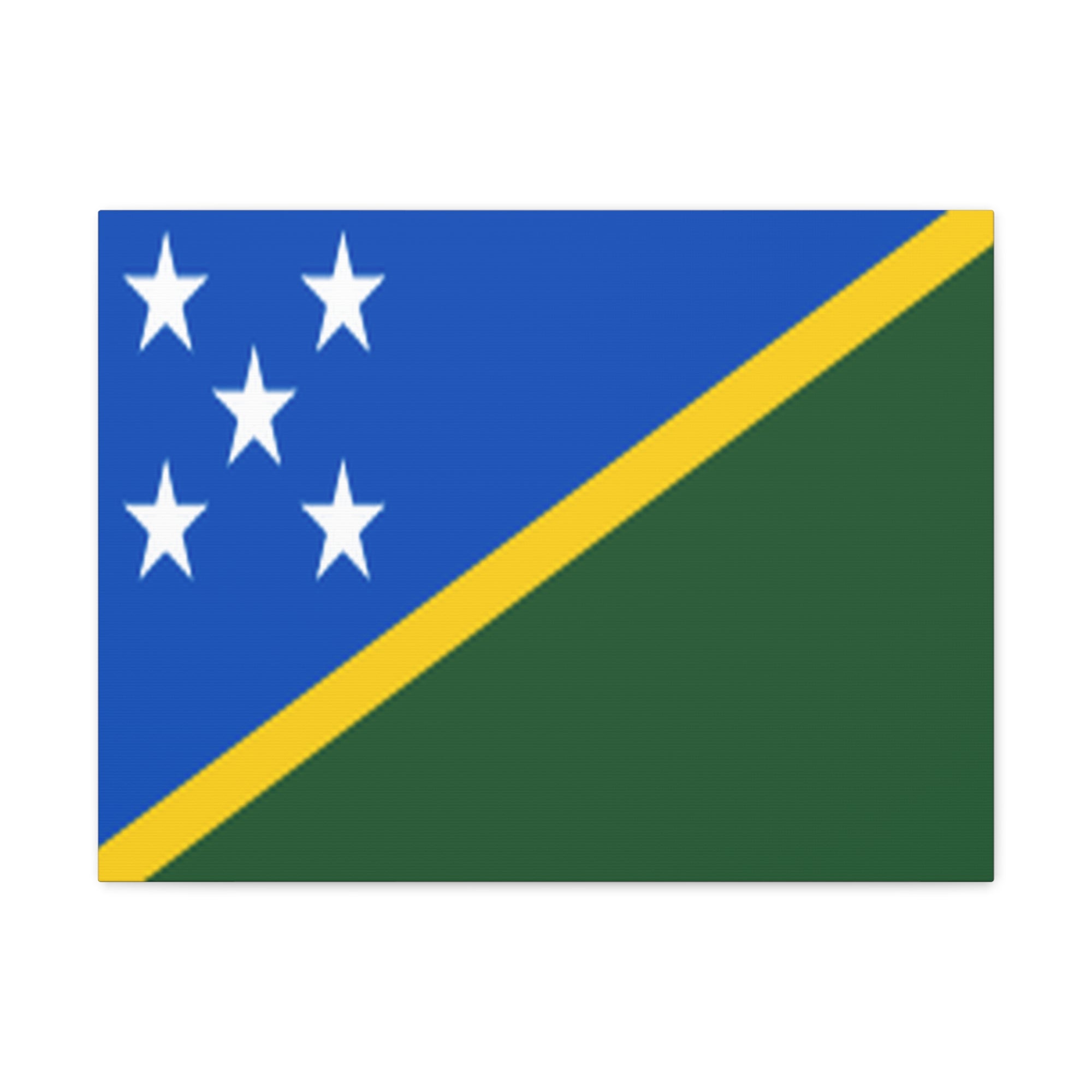 Solomon Islands Country Flag Canvas Vibrant Wall Art Unframed Home Decor-Express Your Love Gifts