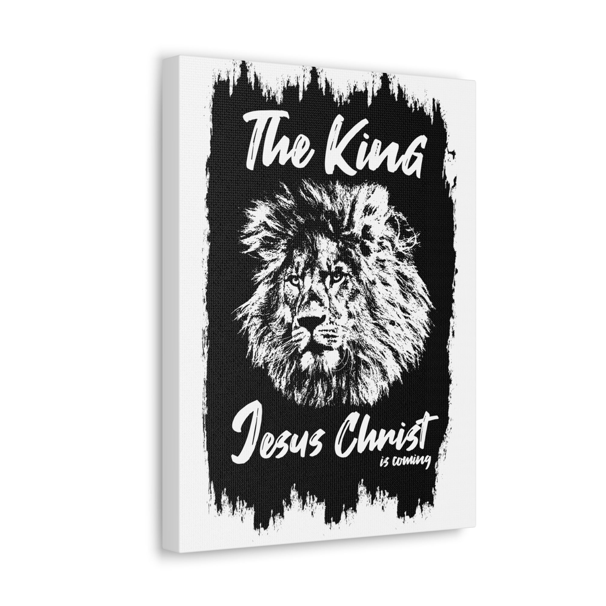 Scripture Walls King Jesus is Coming Bible Verse Canvas Christian Wall Art Ready to Hang Unframed-Express Your Love Gifts