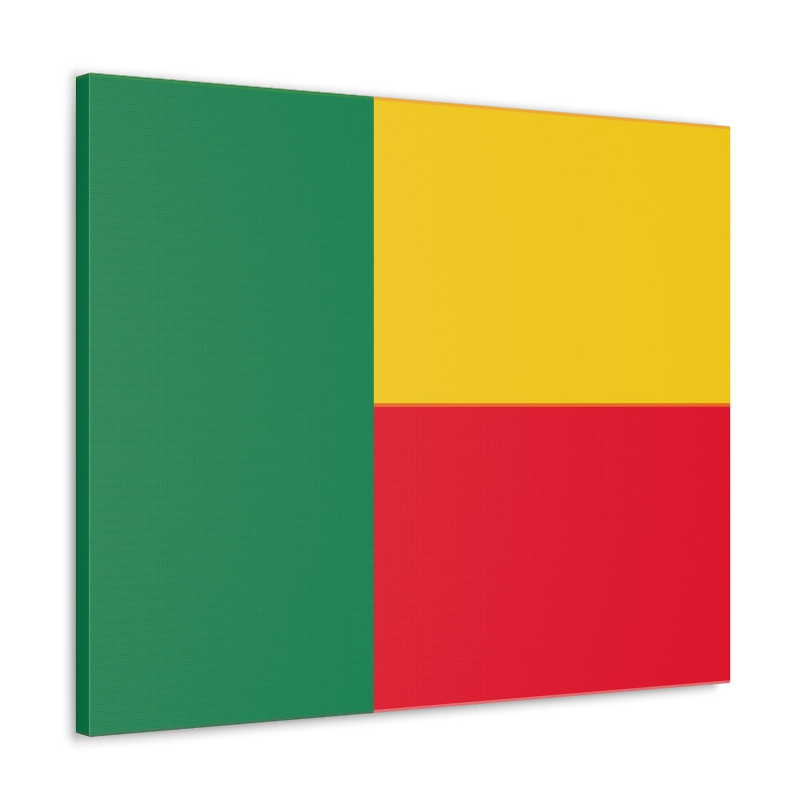 Benin Country Flag Canvas Vibrant Wall Art Unframed Home Decor-Express Your Love Gifts