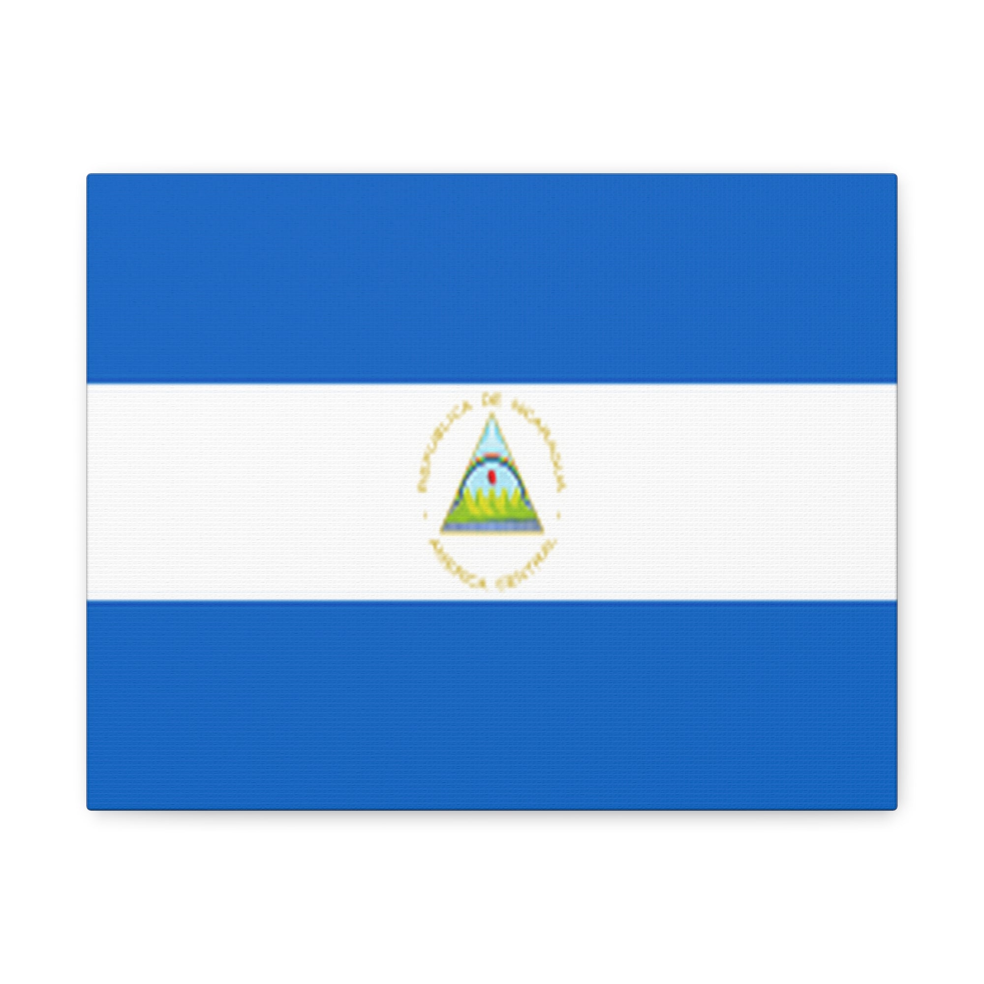 Nicaragua Country Flag Canvas Vibrant Wall Art Unframed Home Decor-Express Your Love Gifts