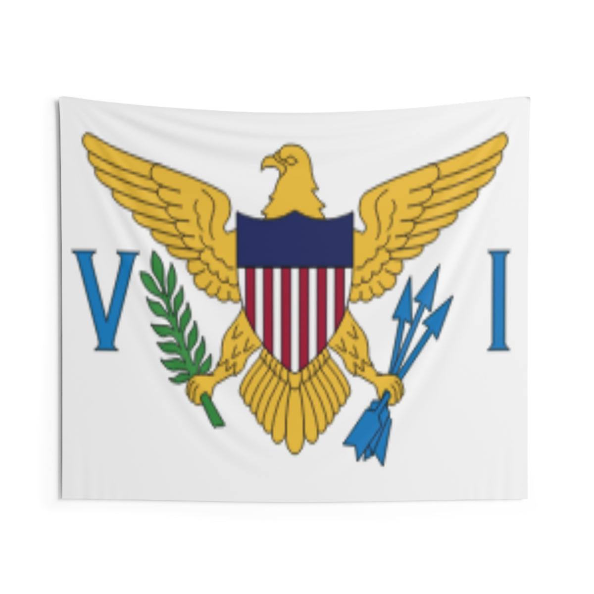 United States Virgin Islands Country Flag Wall Hanging Tapestry-Express Your Love Gifts