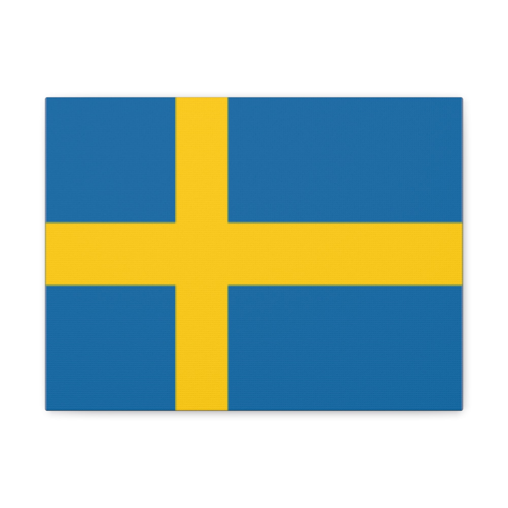 Sweden Country Flag Canvas Vibrant Wall Art Unframed Home Decor-Express Your Love Gifts